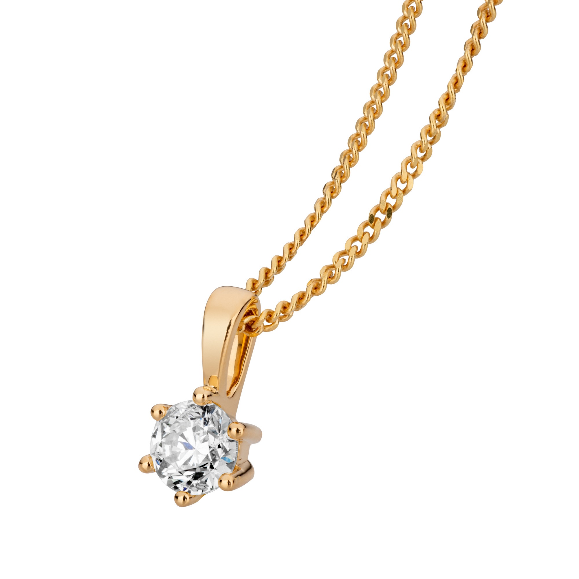 Orolino Kette mit Anhänger »750/- Gelbgold 1 Brillant 0,50 ct.«