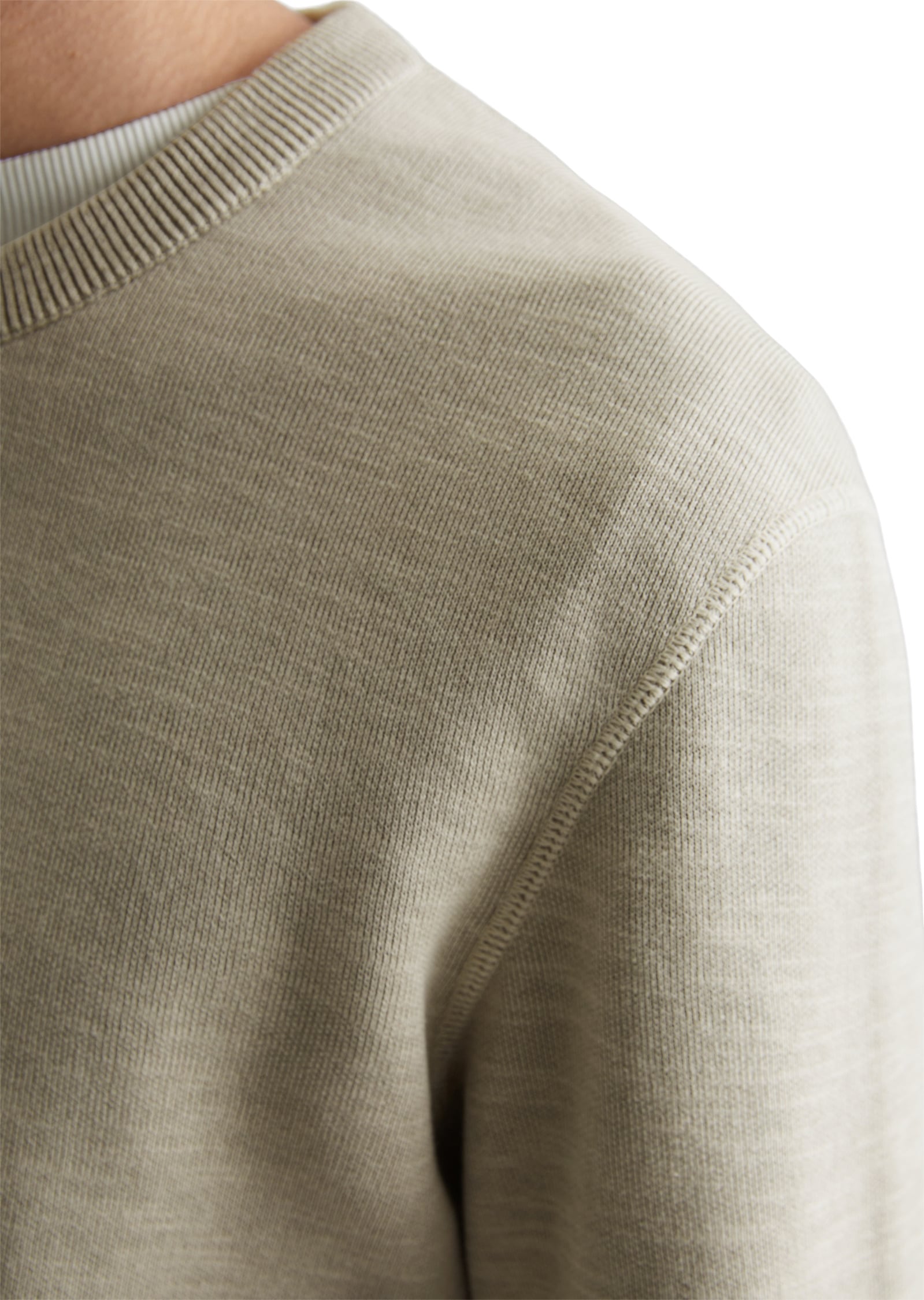 Marc O'Polo DENIM Rundhalspullover »in Double-Face-Qualität«