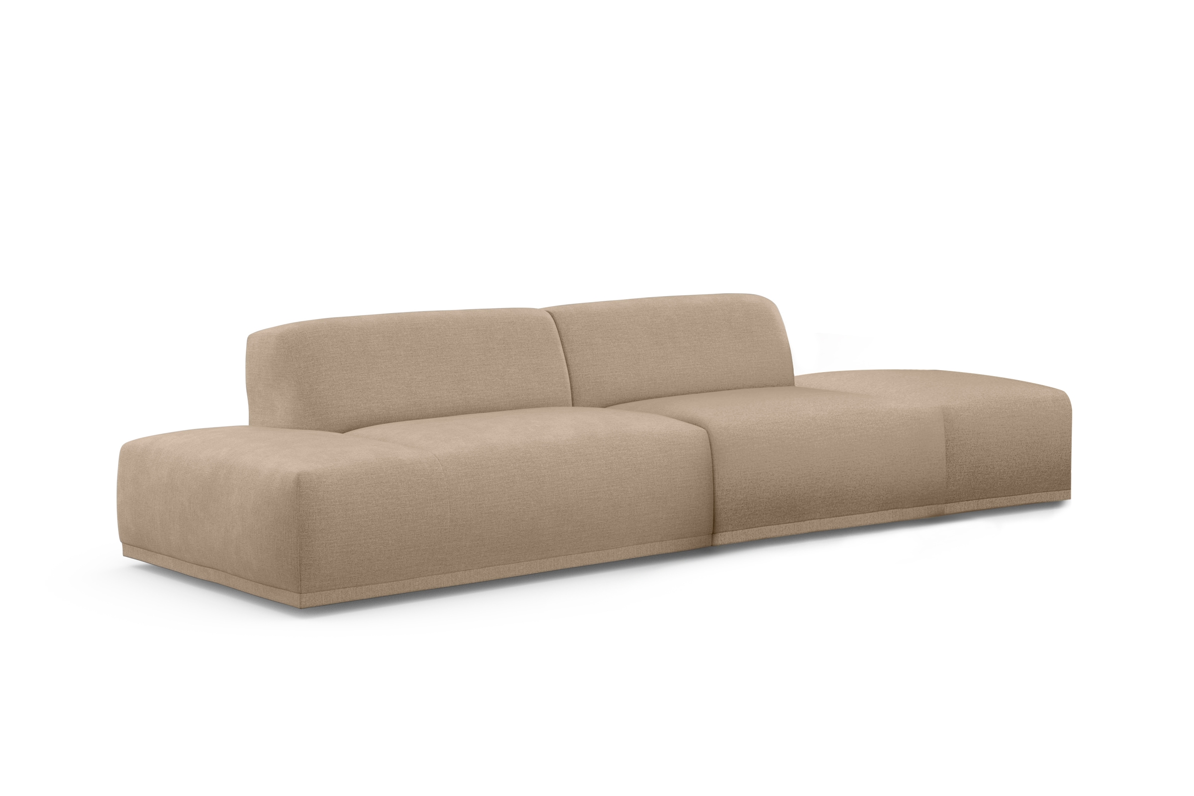 TRENDMANUFAKTUR Big-Sofa »Braga, toller Sitzkomfort, Designsofa«, in moderner Optik, mit hochwertigem Kaltschaum