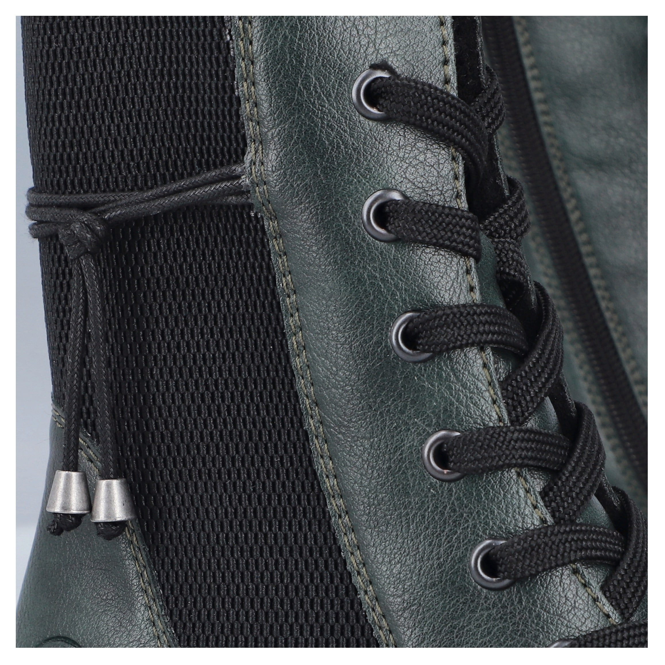 Rieker Winterstiefelette, Schnürstiefelette, Blockabsatz, Chelseaboots mit Innenreißverschluss