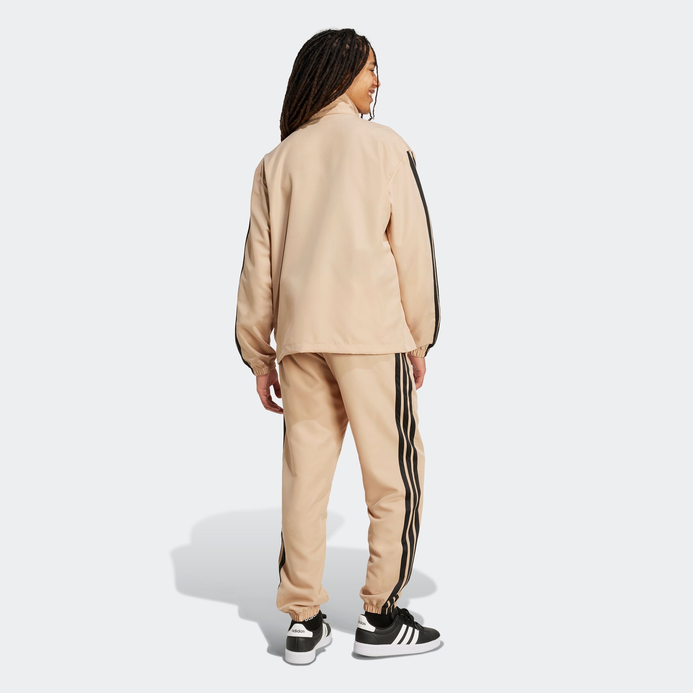adidas Sportswear Trainingsanzug »M 3S WV TT TS« 2 Stk. drei Streifen Woven Tracksuit