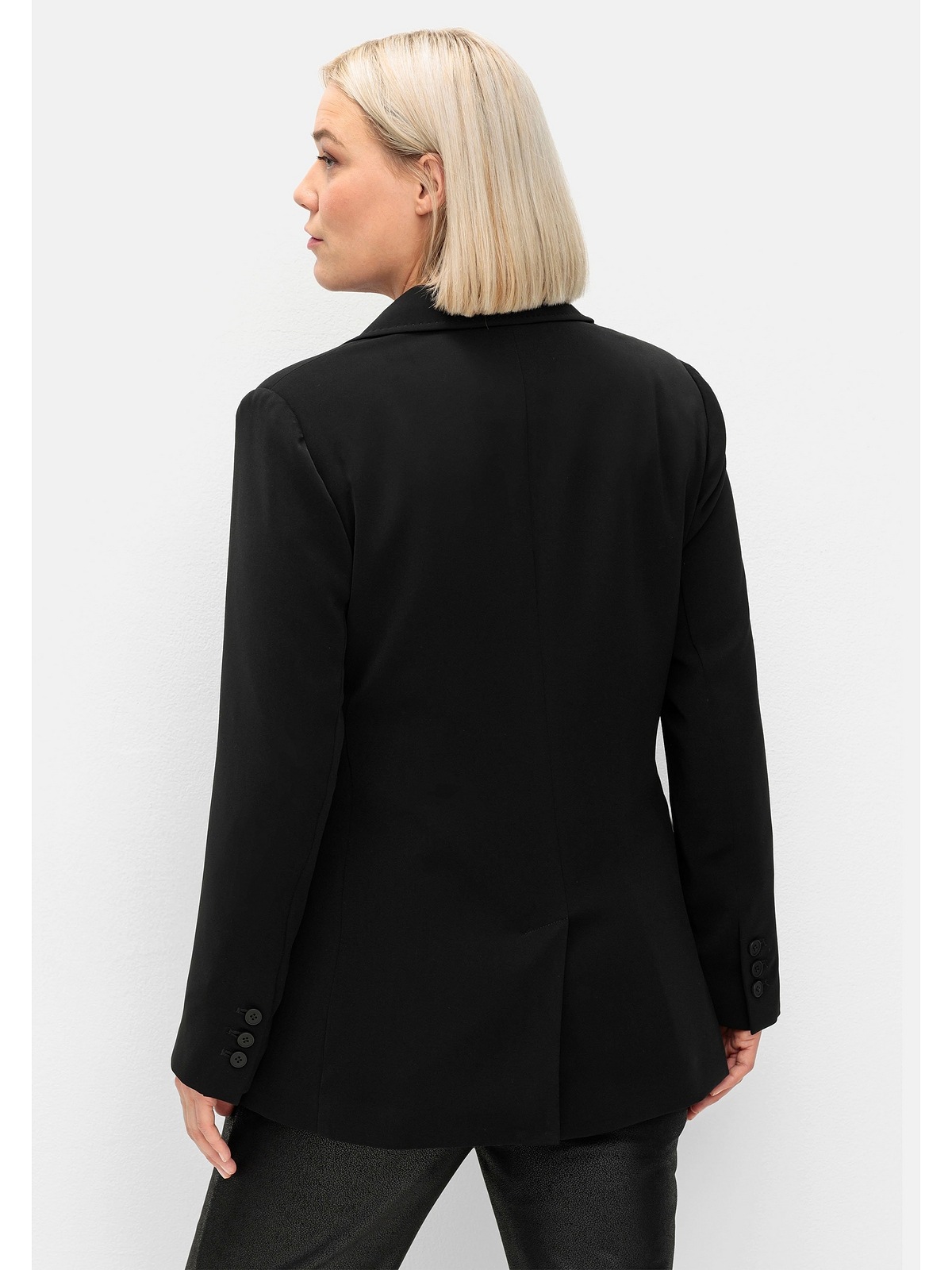 Sheego Longblazer »Große Größen«, in taillierter Form, mit Schlitz hinten
