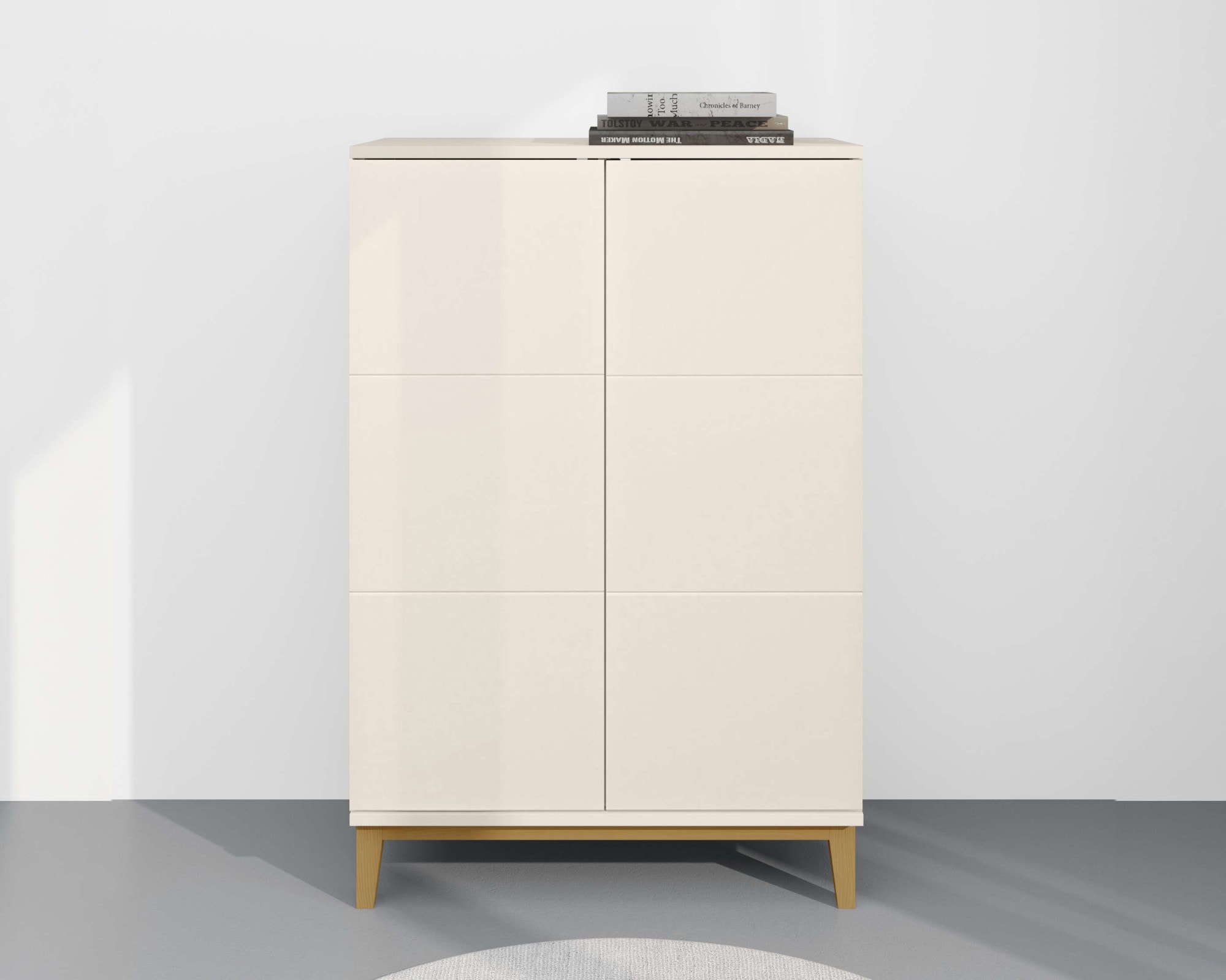 OTTO home Highboard "Maryd" 1 Stk. tlg. Hochkommode mit Untergestell in Holzoptik