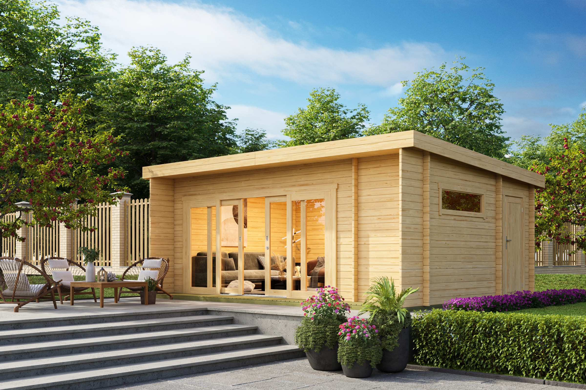 Nordic Holz Gartenhaus »JAVA«