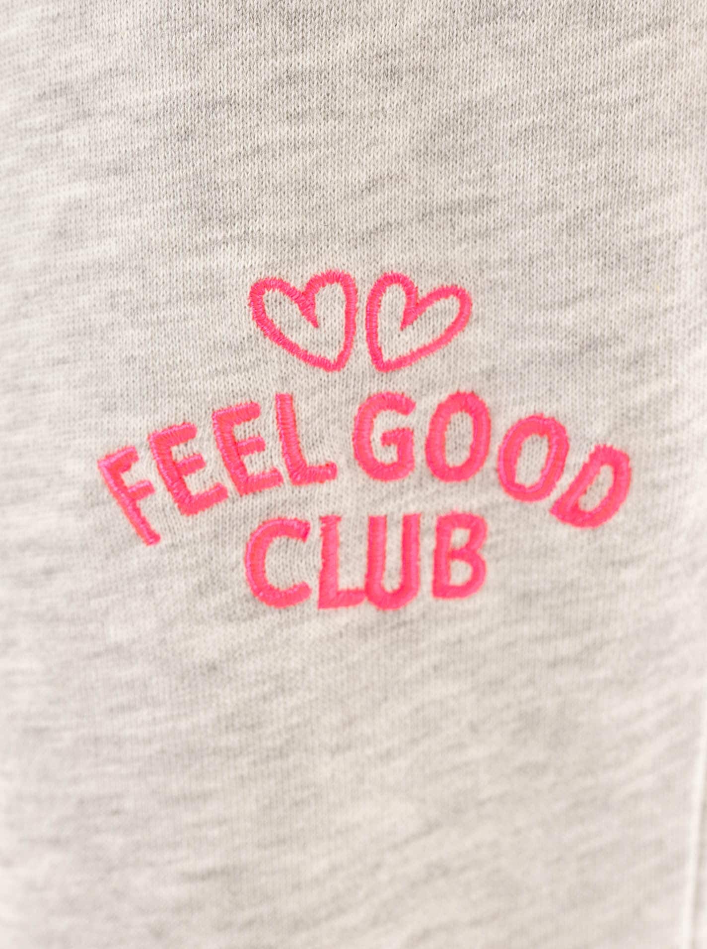 Zwillingsherz Sweathose »"Feel Good Club"«  unifarben, kleine Stickerei