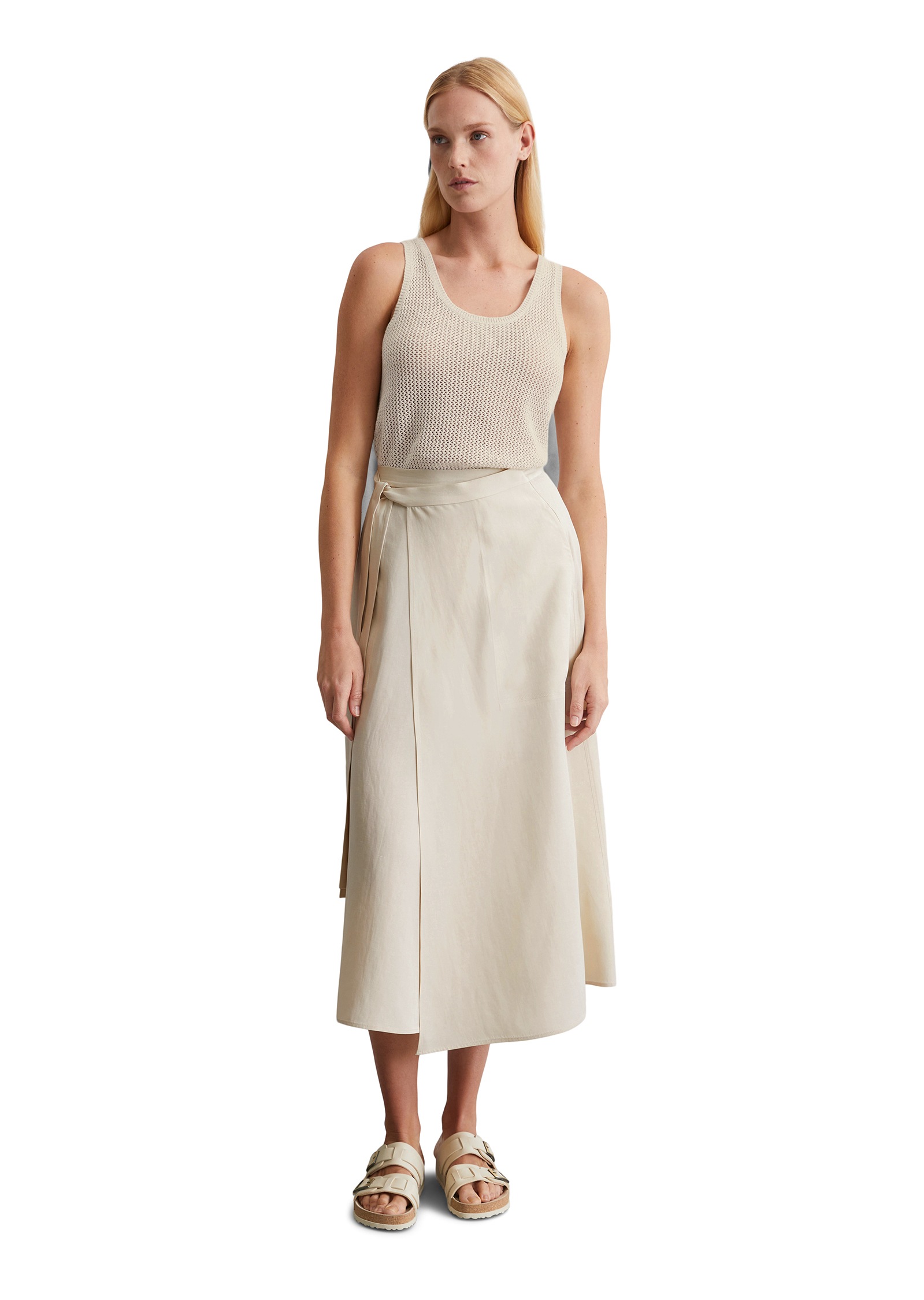 Marc O'Polo Webrock »aus TENCEL™ Lyocell-Leinen-Mix«