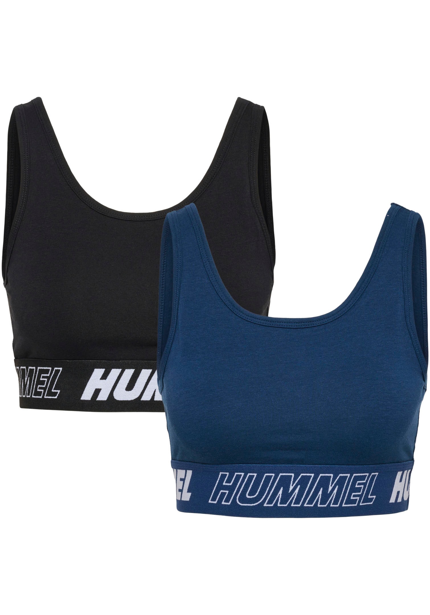 hummel T-Shirt »HMLTE MAJA 2-PACK COTTON SPORTS TOP«, (2 tlg.)