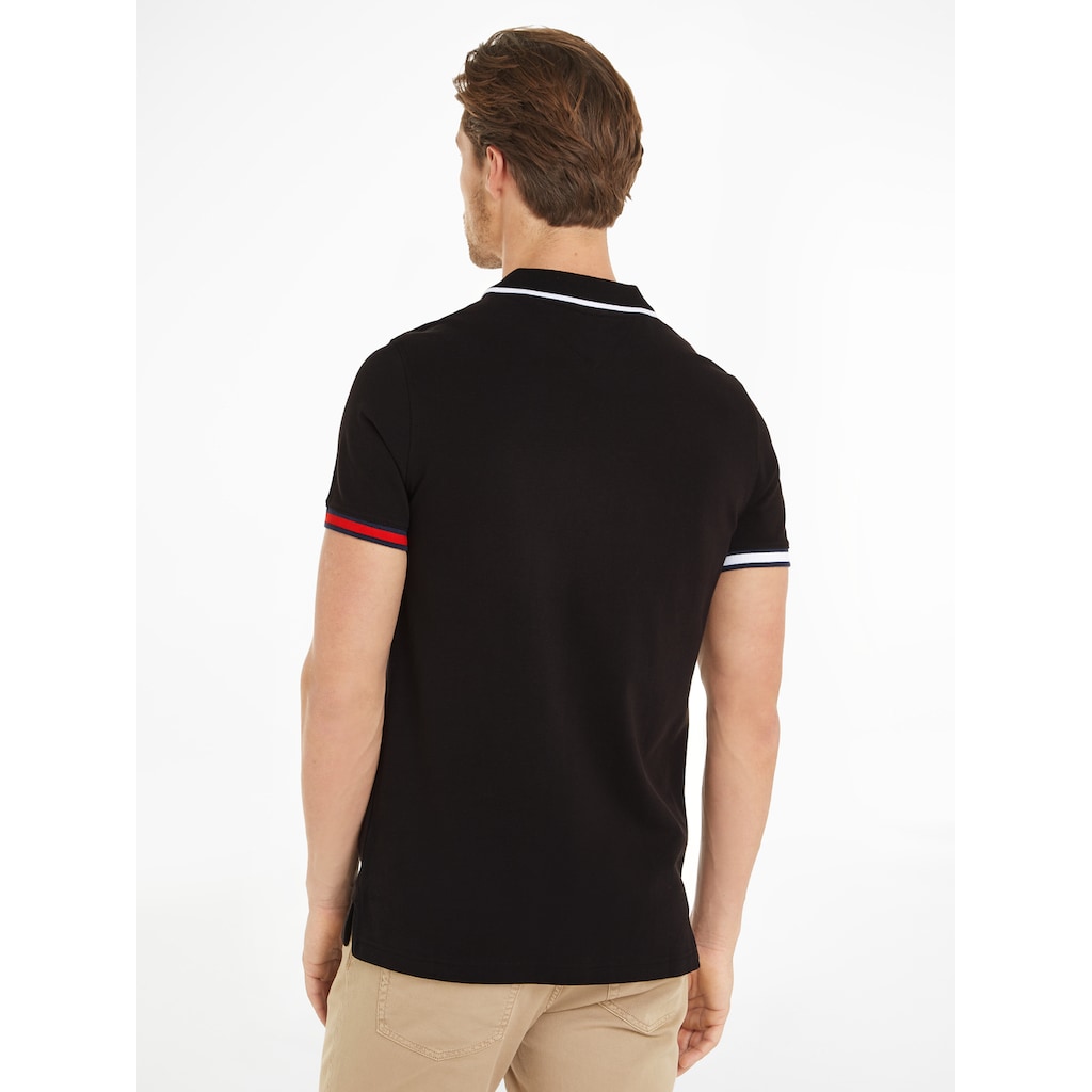 Tommy Jeans Poloshirt »TJM REG FLAG CUFFS POLO«