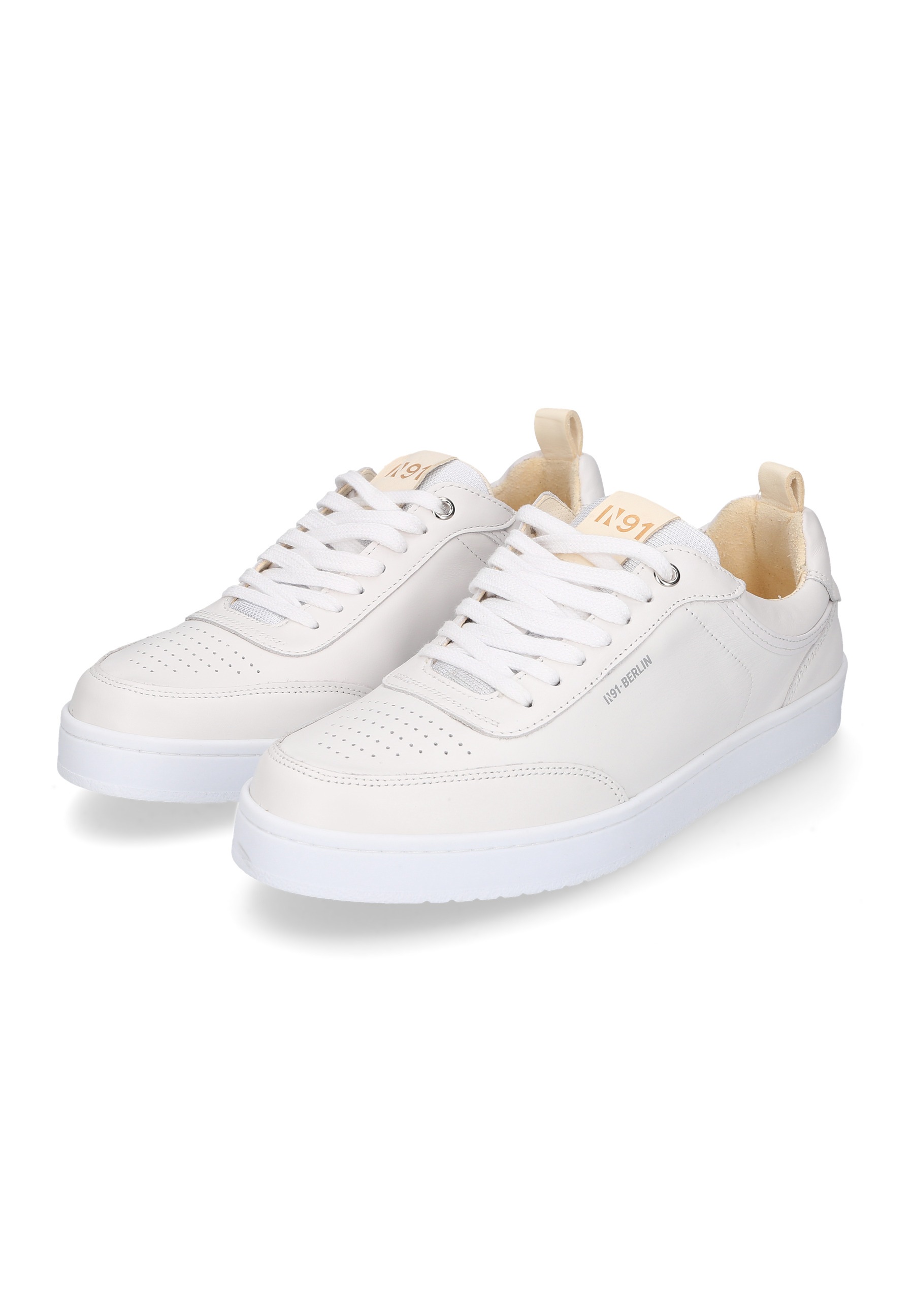 N91 Sneaker »Court M AB Herrensneaker«  Turnschuh Leder handgefertigt, sportlicher Freizeitschuh Herren