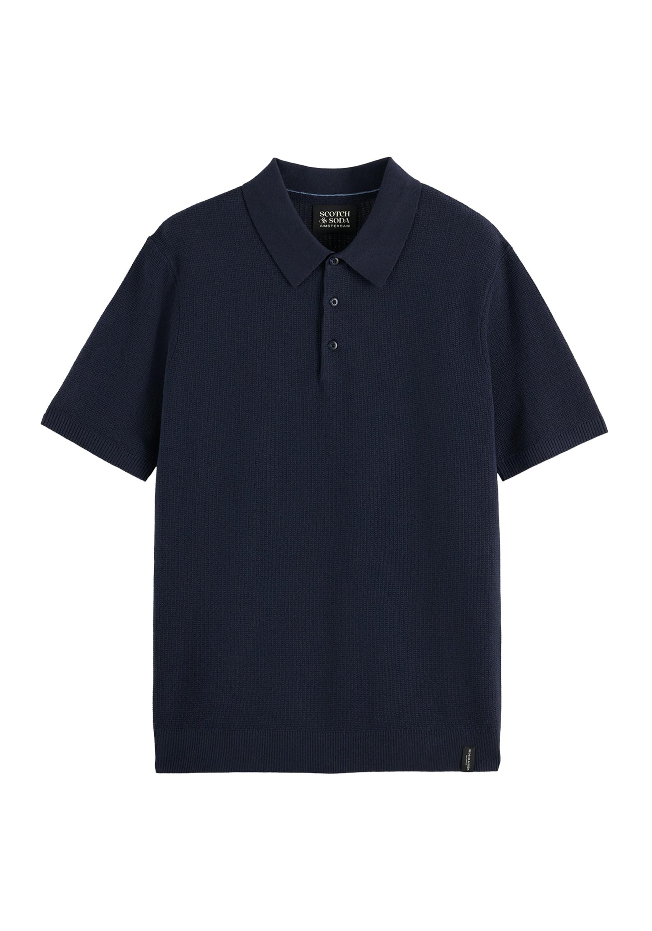 Scotch & Soda Poloshirt "Poloshirt Core Structured Knitted Regular Fit Polo günstig online kaufen