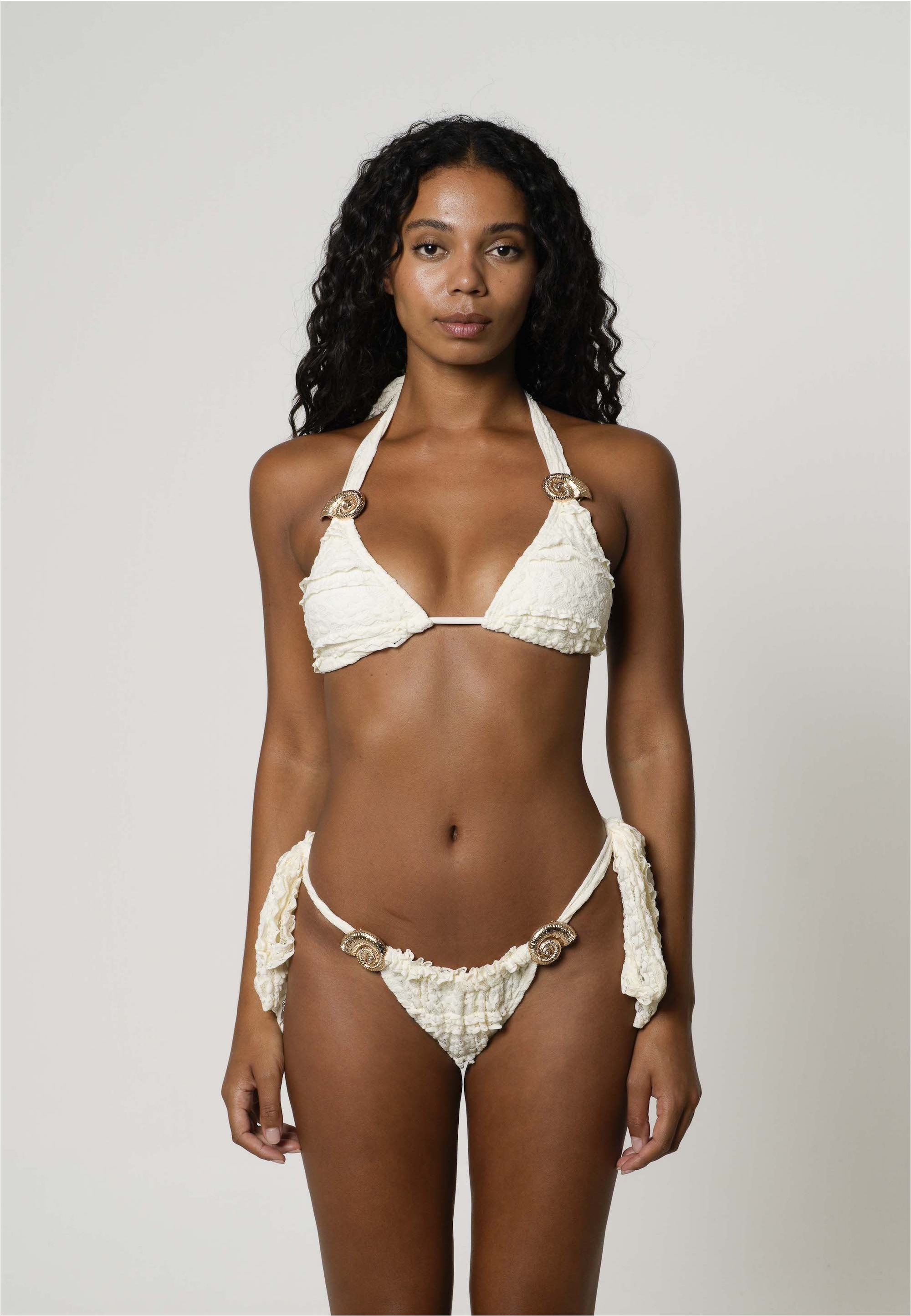 Moda Minx Triangel-Bikini-Top »Lace Nautilus Shell«, (1 St.), mit tollen Muschel-Elementen