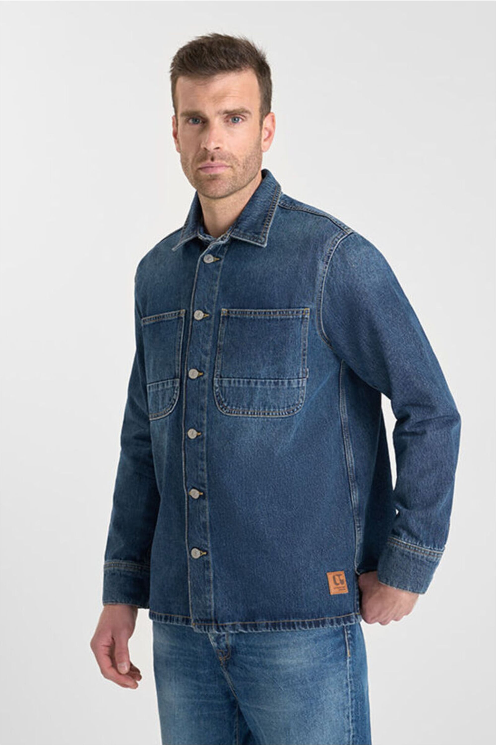 Le Temps Des Cerises Jeansjacke »HISA« im klassischen Design