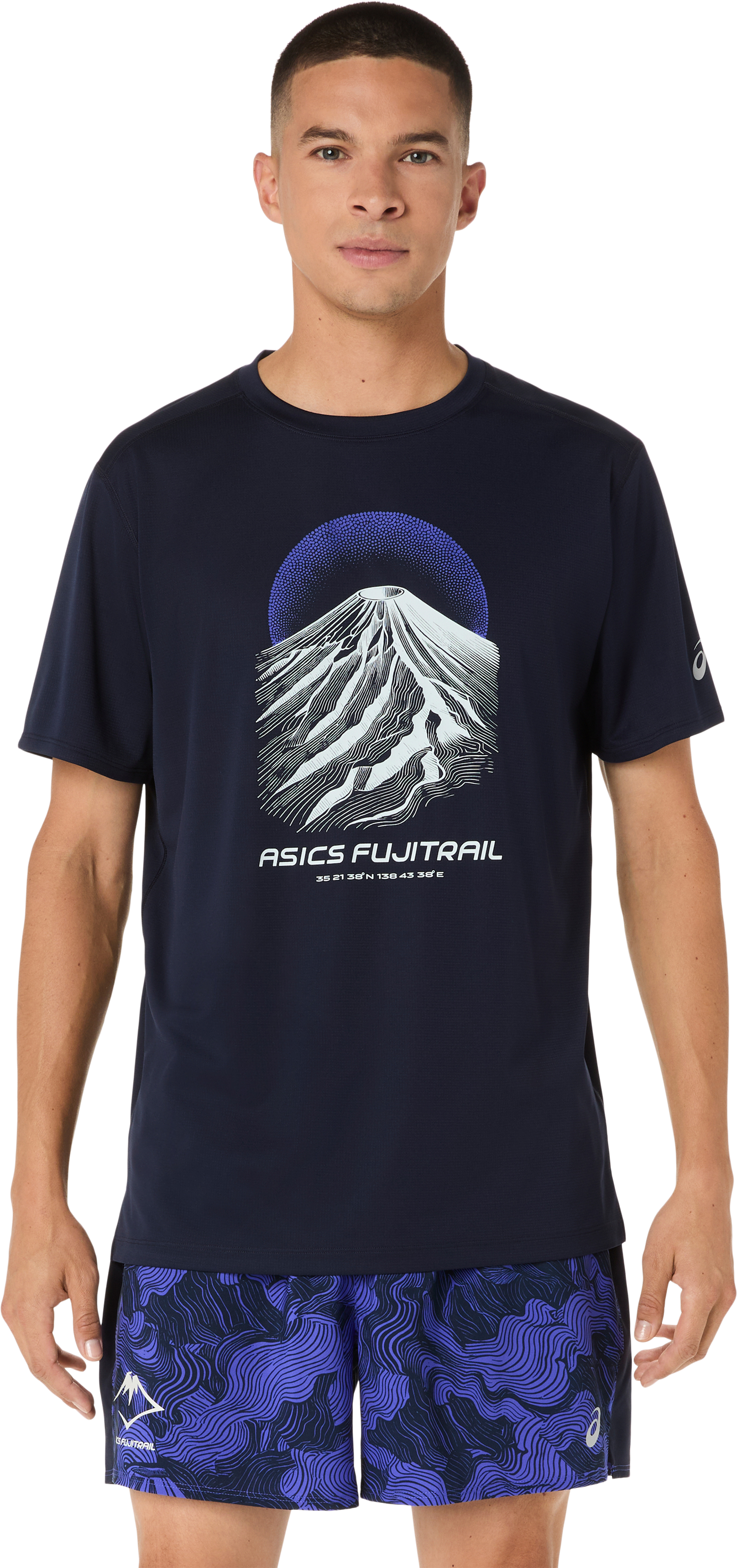 Asics Laufshirt "FUJITRAIL LOGO SS TOP" Schnelltrocknend, Reflektierend, Leicht