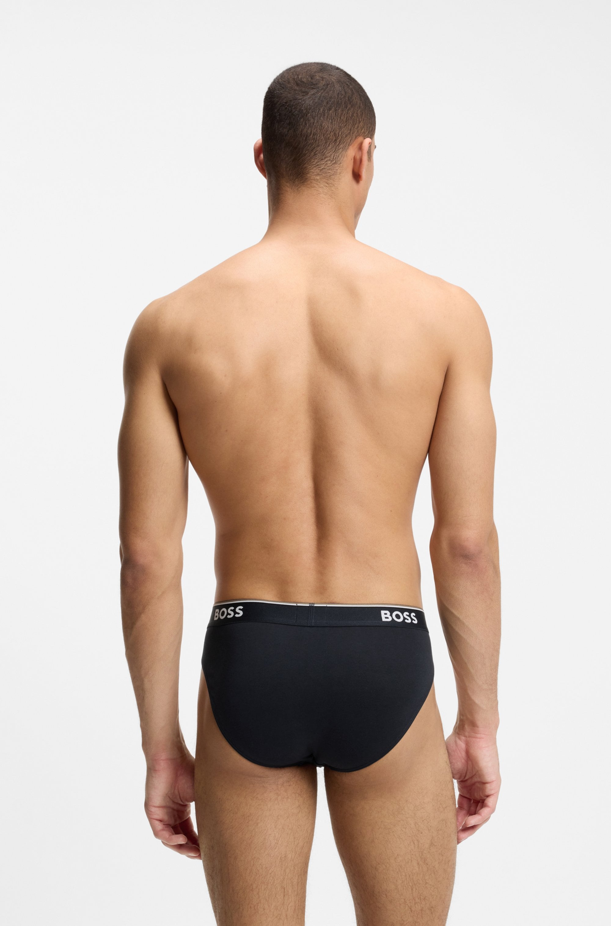 BOSS Slip aus elastischer Baumwolle, mittlere Bundhöhe