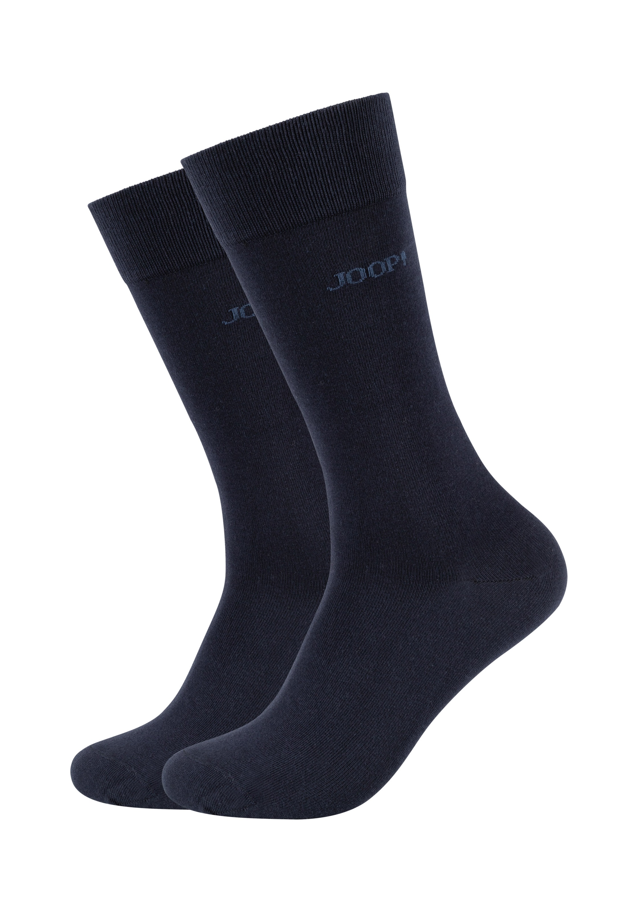 JOOP! Socken 2 Paar,  mit handgekettelter Zehennaht, aus gekämmter Baumwolle