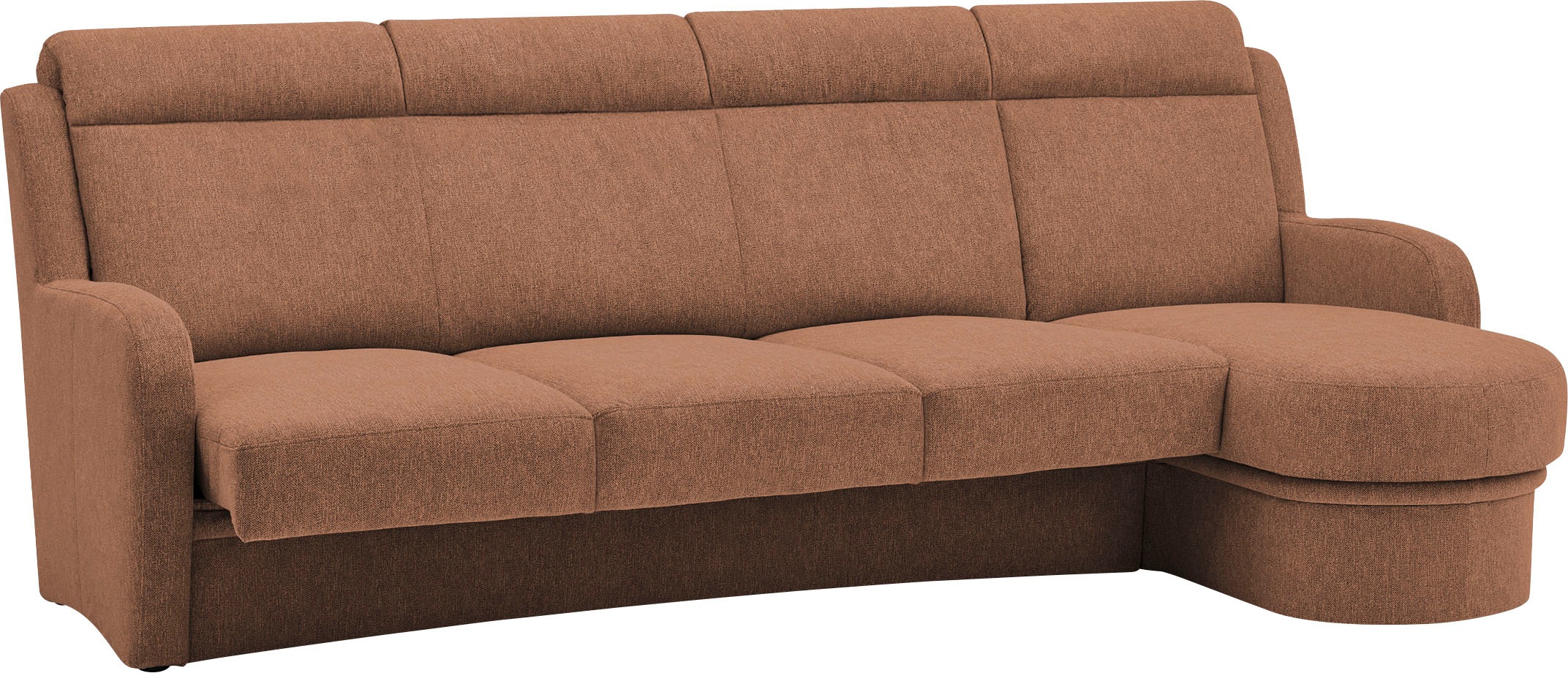 VILLA BECK Ecksofa »Varese L-Form«, (2 St.), Kopfteilverstellung, wahlweise mit Sitzvorzug, in Sitzhöhe 46 cm