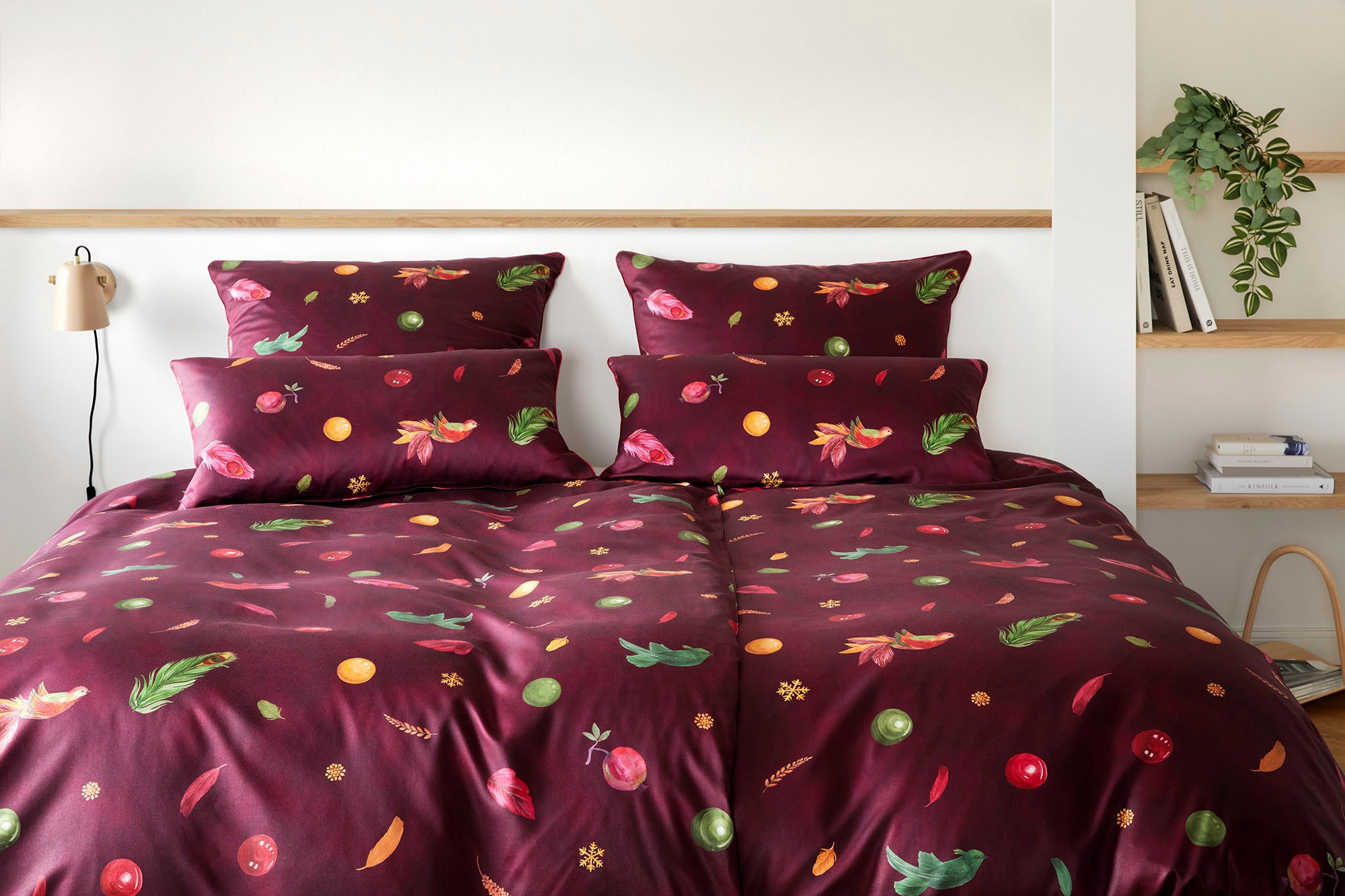 Elegante Bettwäsche "Noel" 2 Stk. angenehmes Hautgefühl günstig online kaufen