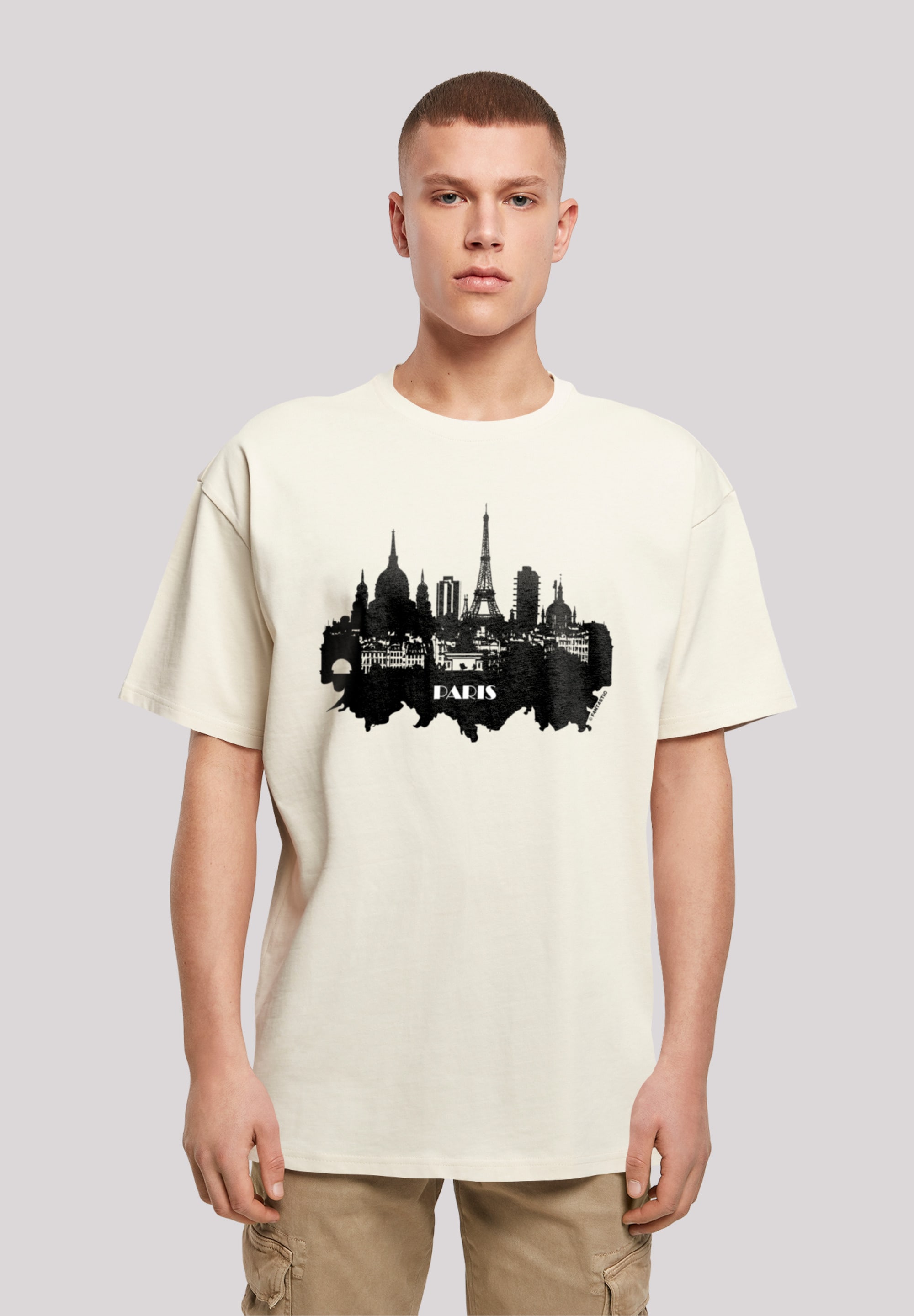 [Qualitätssicherung und kostenloser Versand] F4NT4STIC T-Shirt kaufen Angabe SKYLINE ▷ BAUR Keine TEE«, | OVERSIZE »PARIS