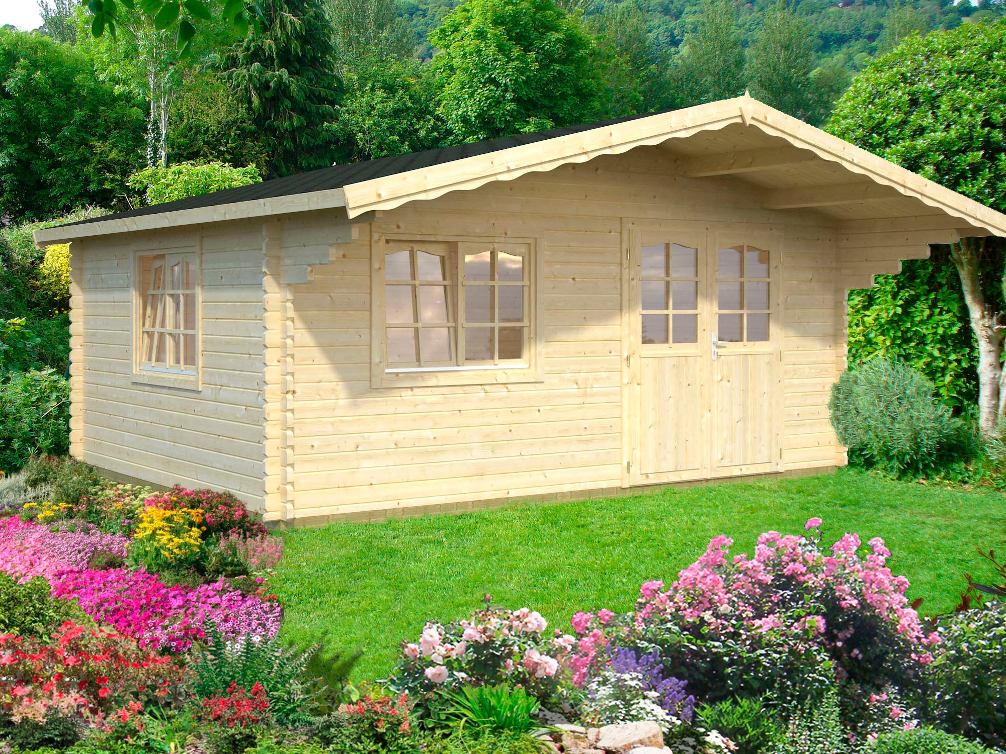 Palmako Gartenhaus "Sally", 19,1 qm günstig online kaufen