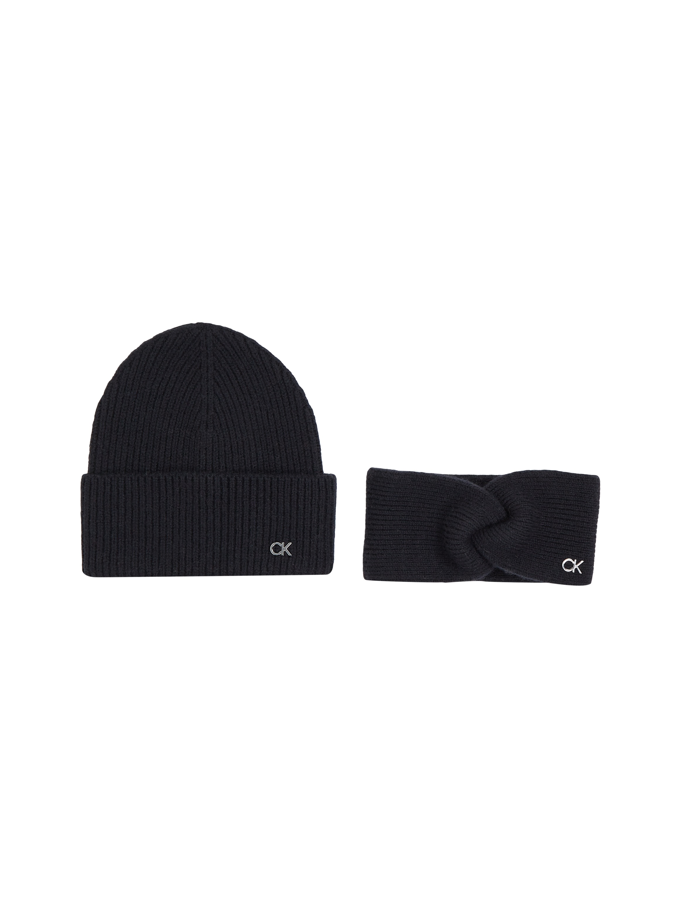 Thumbnail - Calvin Klein Strickmütze "CK METAL BEANIE & HEADBAND", mit Logozeichen