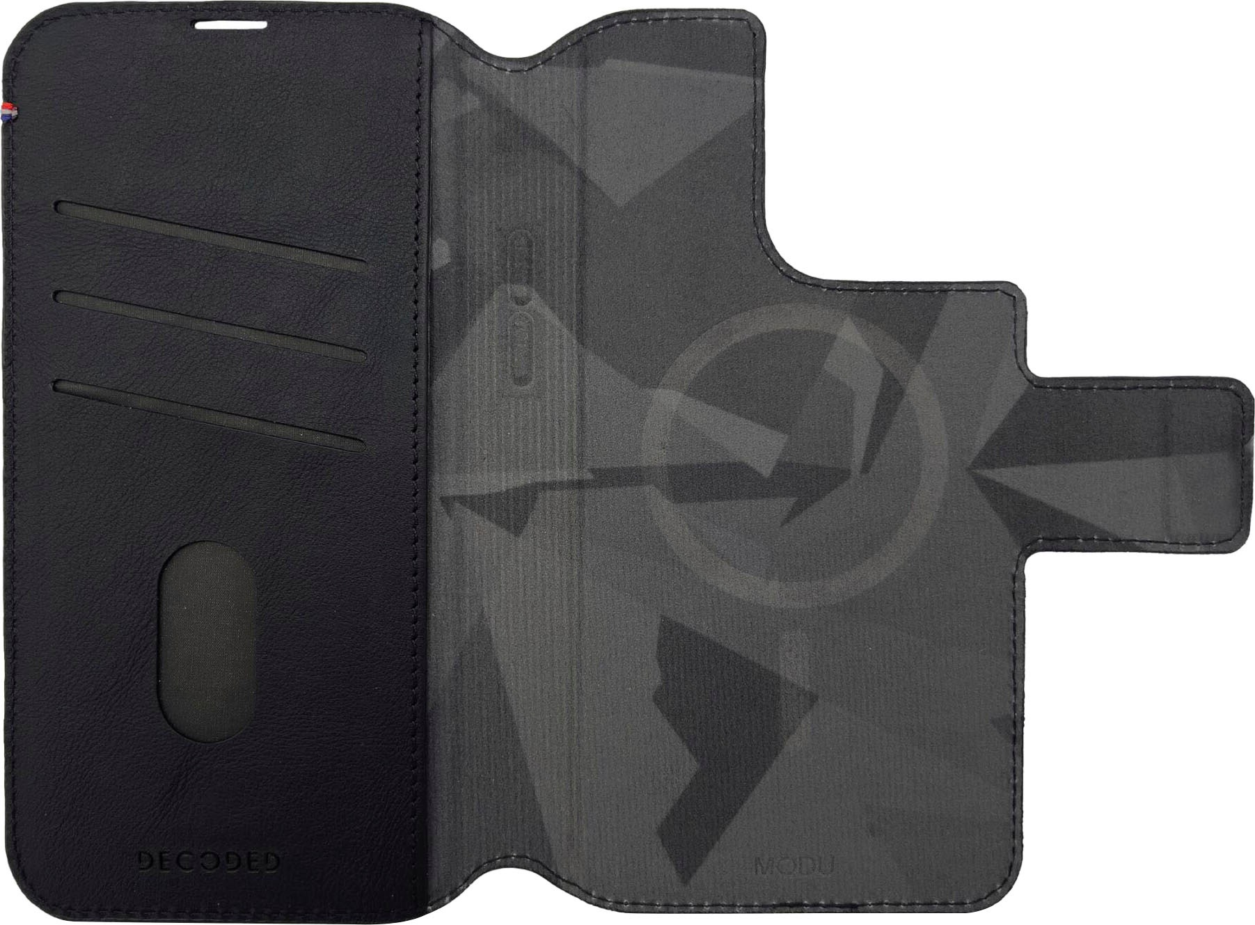 DECODED Smartphone-Hülle »Leather MagSafe Modu Wallet iPhone 12/13/14 Pro Max«, iPhone 12 Pro Max-iPhone 13 Pro Max-iPhone 14 Pro Max, 17 cm (6,7 Zoll)