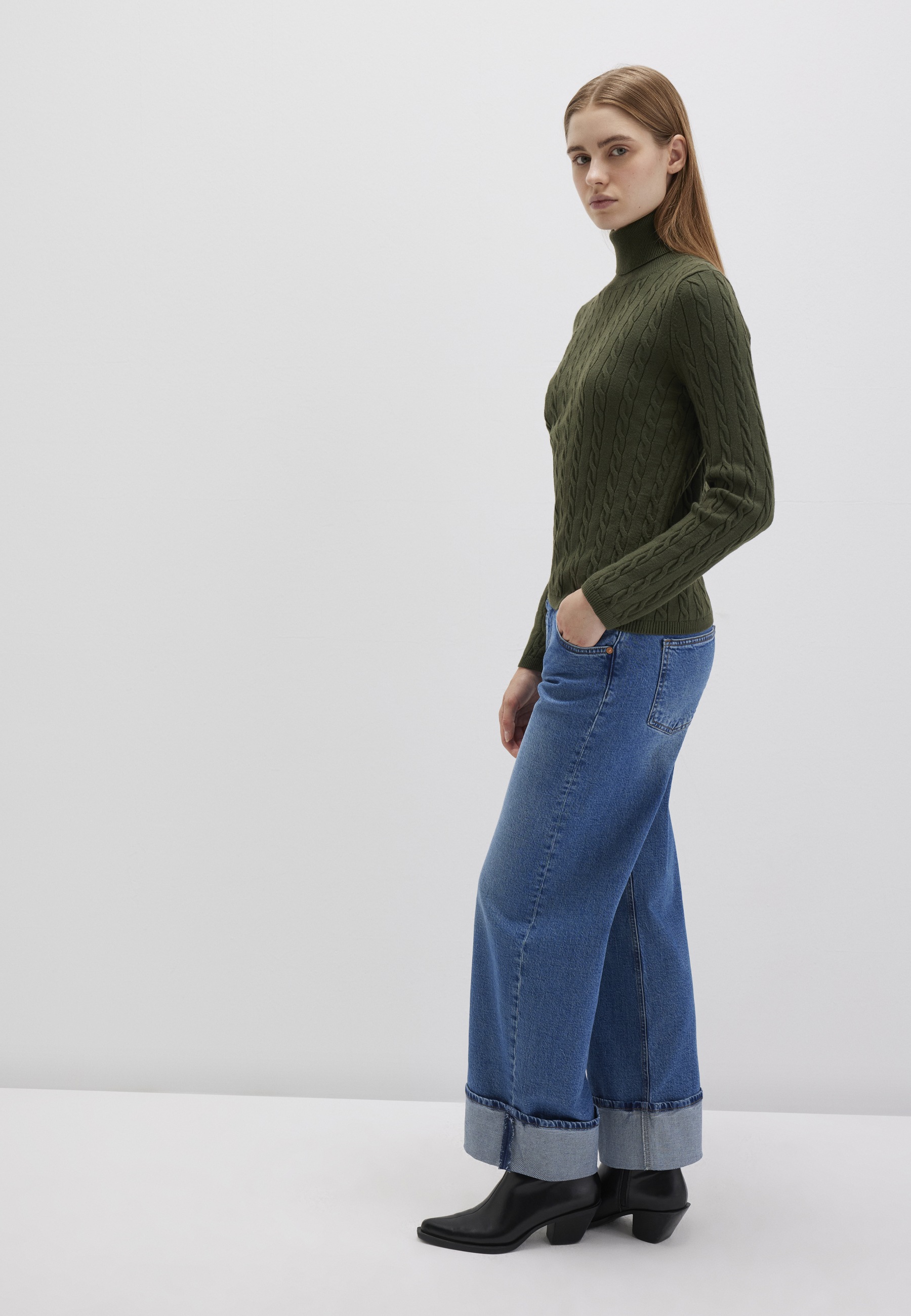 Mavi Strickpullover "HIGH NECK SWEATER" Pullover Rollkragen günstig online kaufen