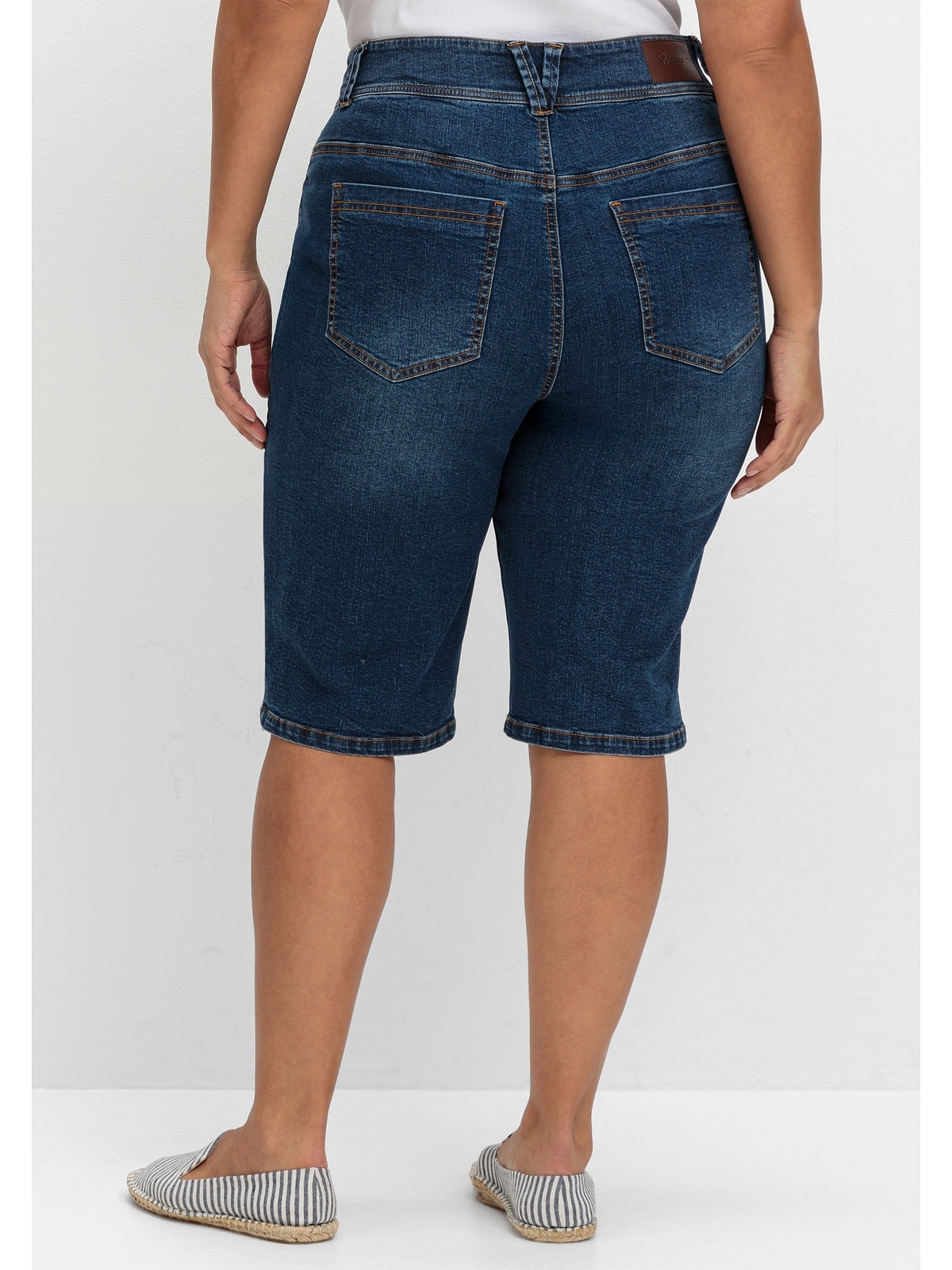 Sheego Jeansbermudas »Große Größen«, im Curvy-Schnitt MANUELA