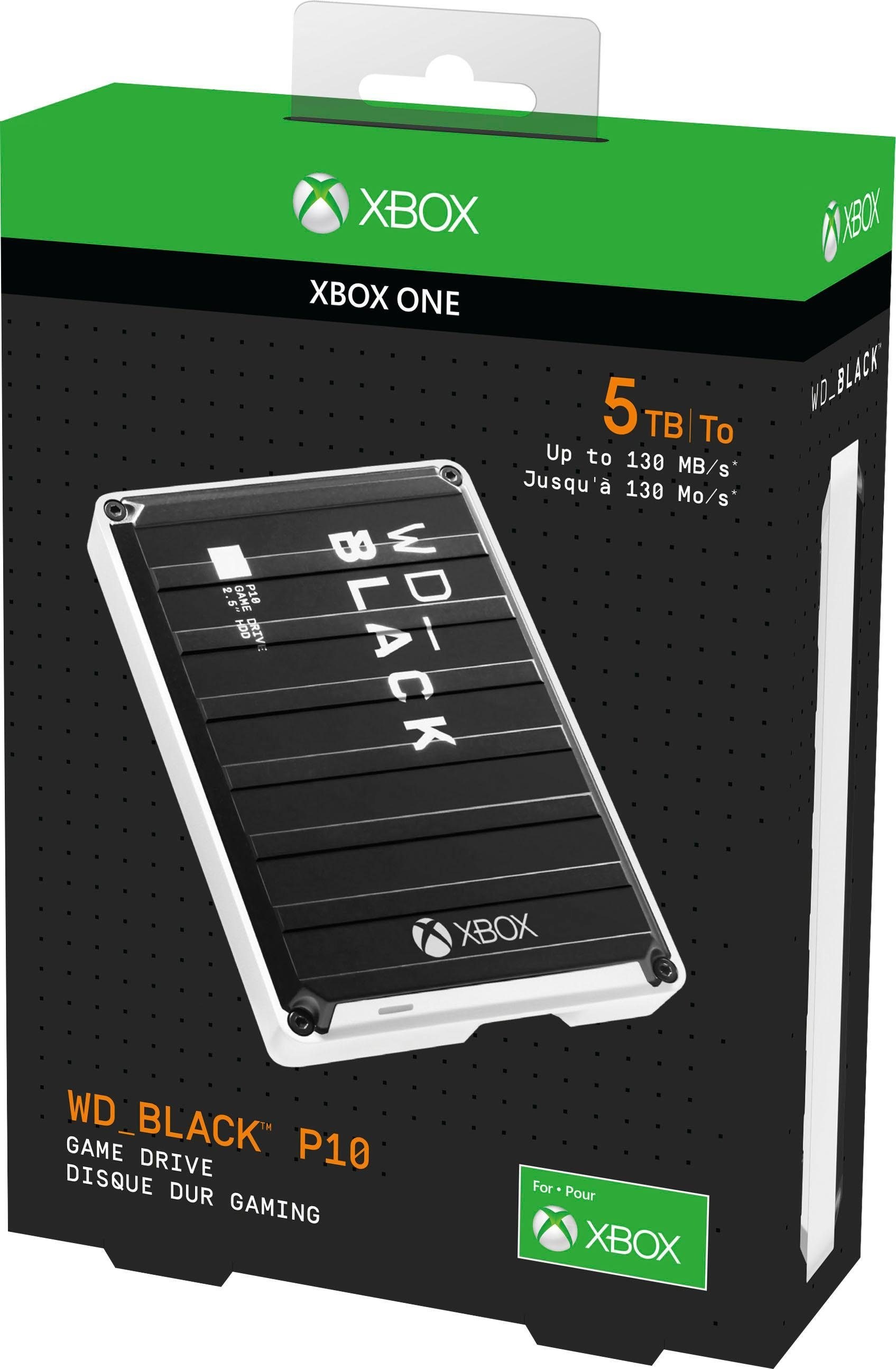 WD_Black externe Gaming-Festplatte »P10 Game Drive für Xbox One™«, 2,5 Zoll, Anschluss USB 3.2