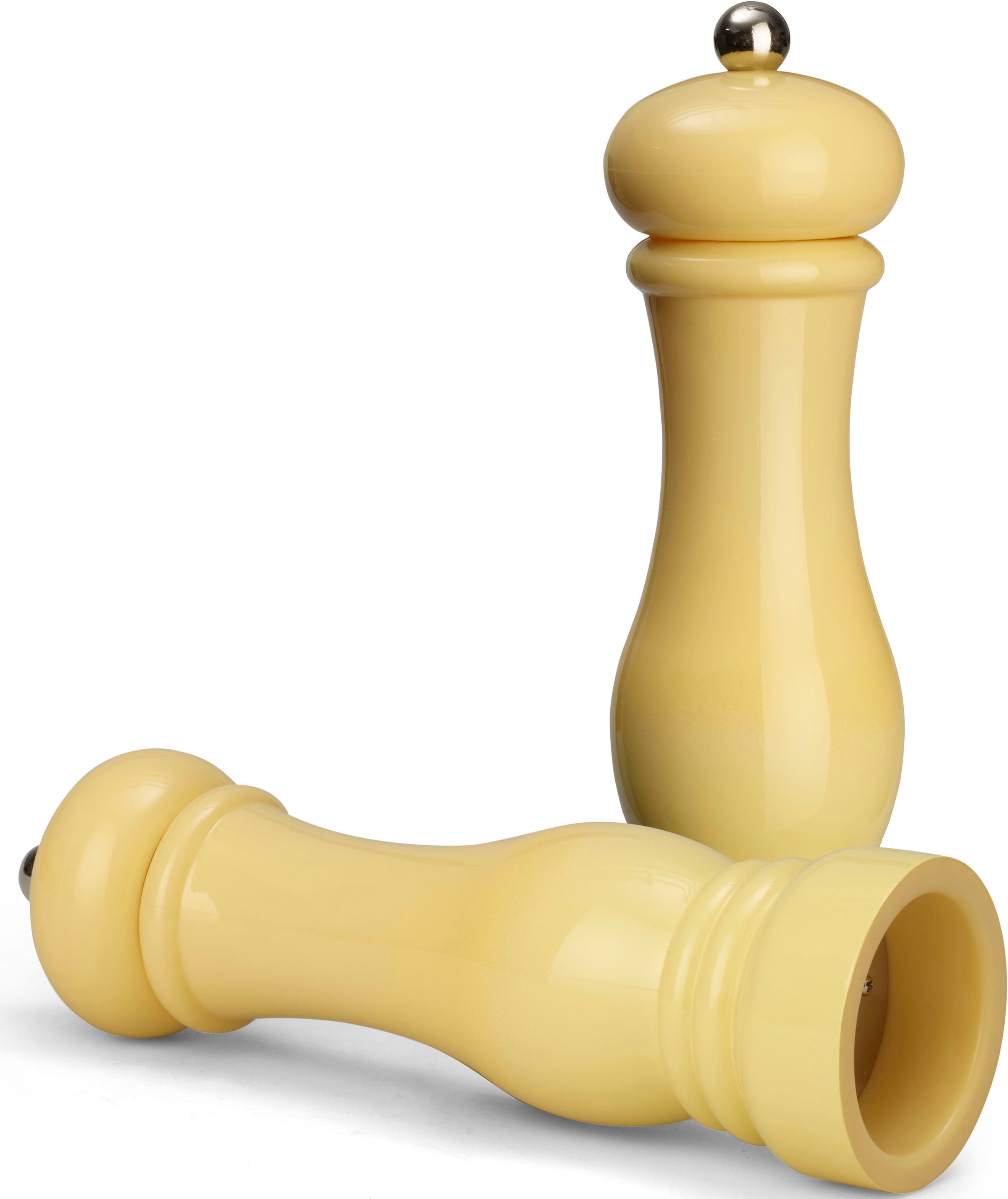 ECHTWERK Salz-/Pfeffermühle, (2 St.), hochwertiges ABS-Kunststoff, Keramikmahlwerk, Ideal für Gewürze, 21 cm