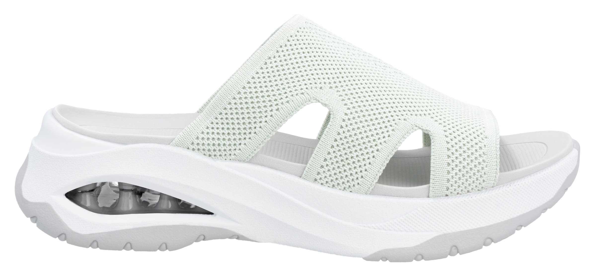 RIEKER Sport Pantolette »vegan«, Sommerschuh, Hausschuh, Keilabsatz, in der Maschine waschbar