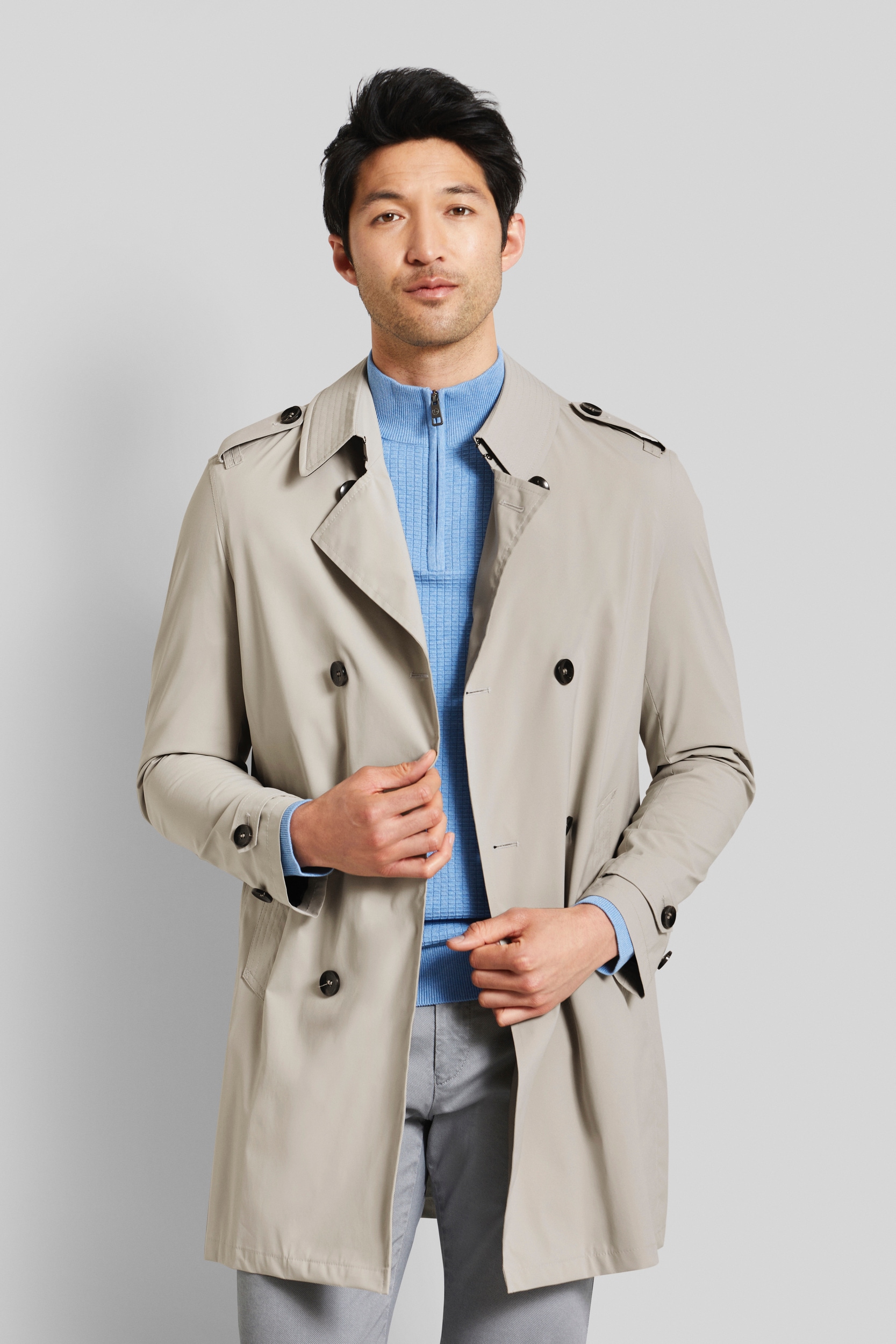 bugatti Trenchcoat, mit Taillengürtel