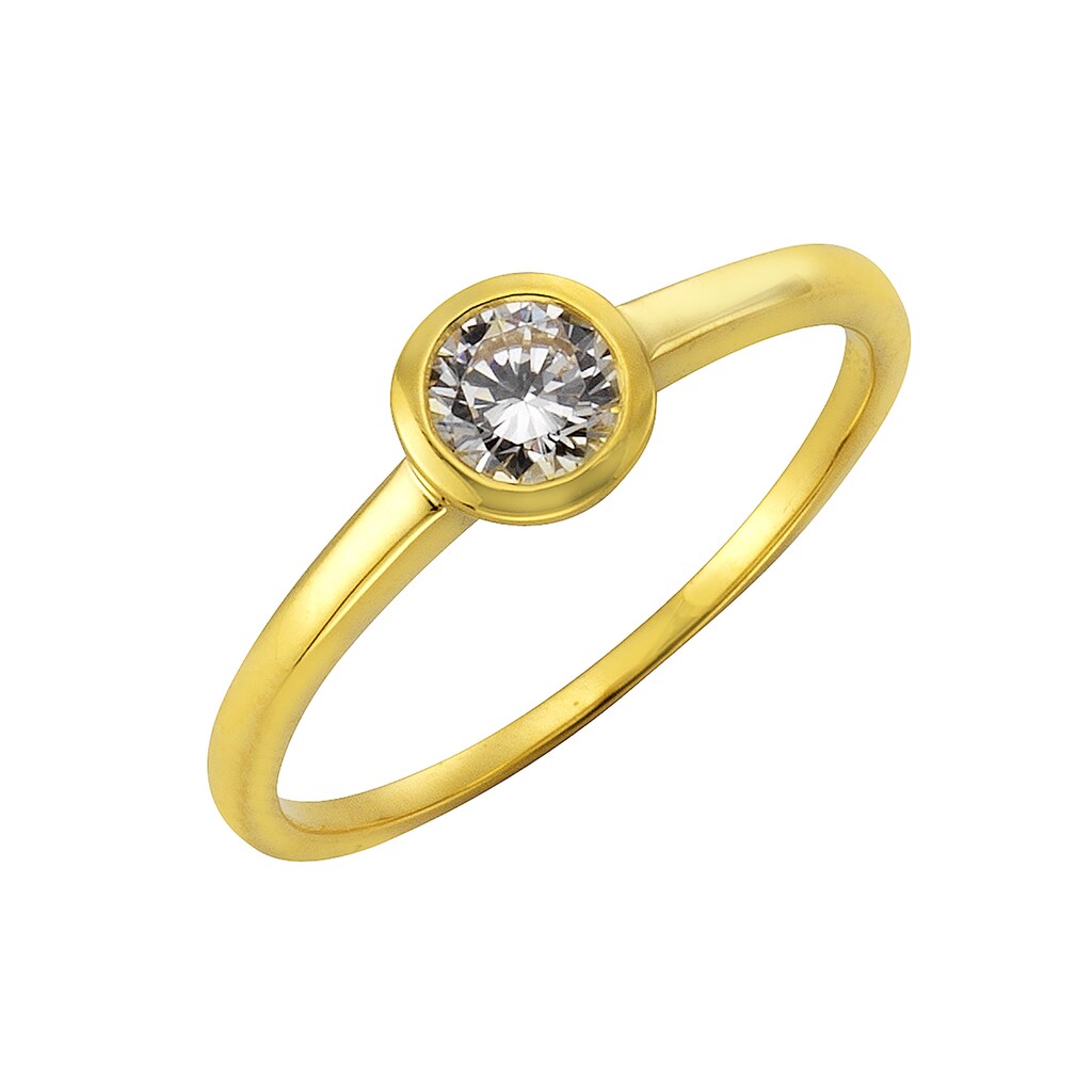 Fascination by Ellen K. Fingerring »333/- Gelbgold Zirkonia«