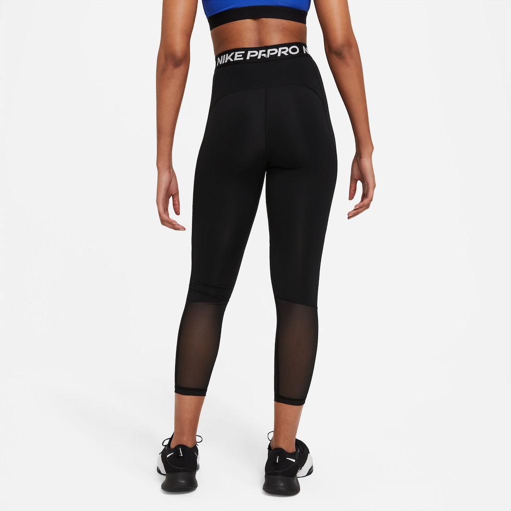 Nike Trainingstights »PRO WOMEN'S HIGH-WAISTED / MESH PANEL LEGGINGS«