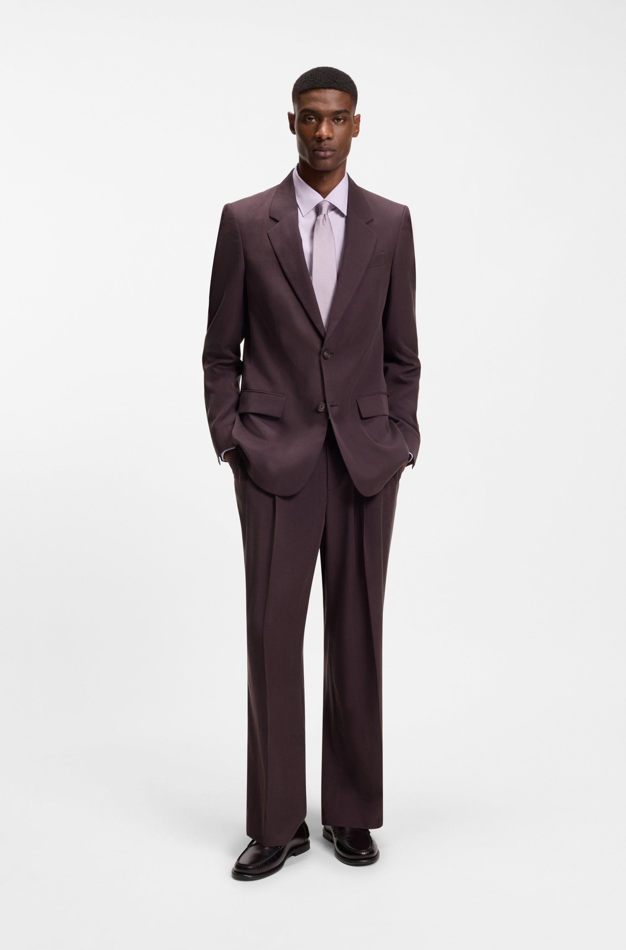 BOSS Businesshemd »Hank« Kentkragen, Slim-Fit, bügelleichte Qualität