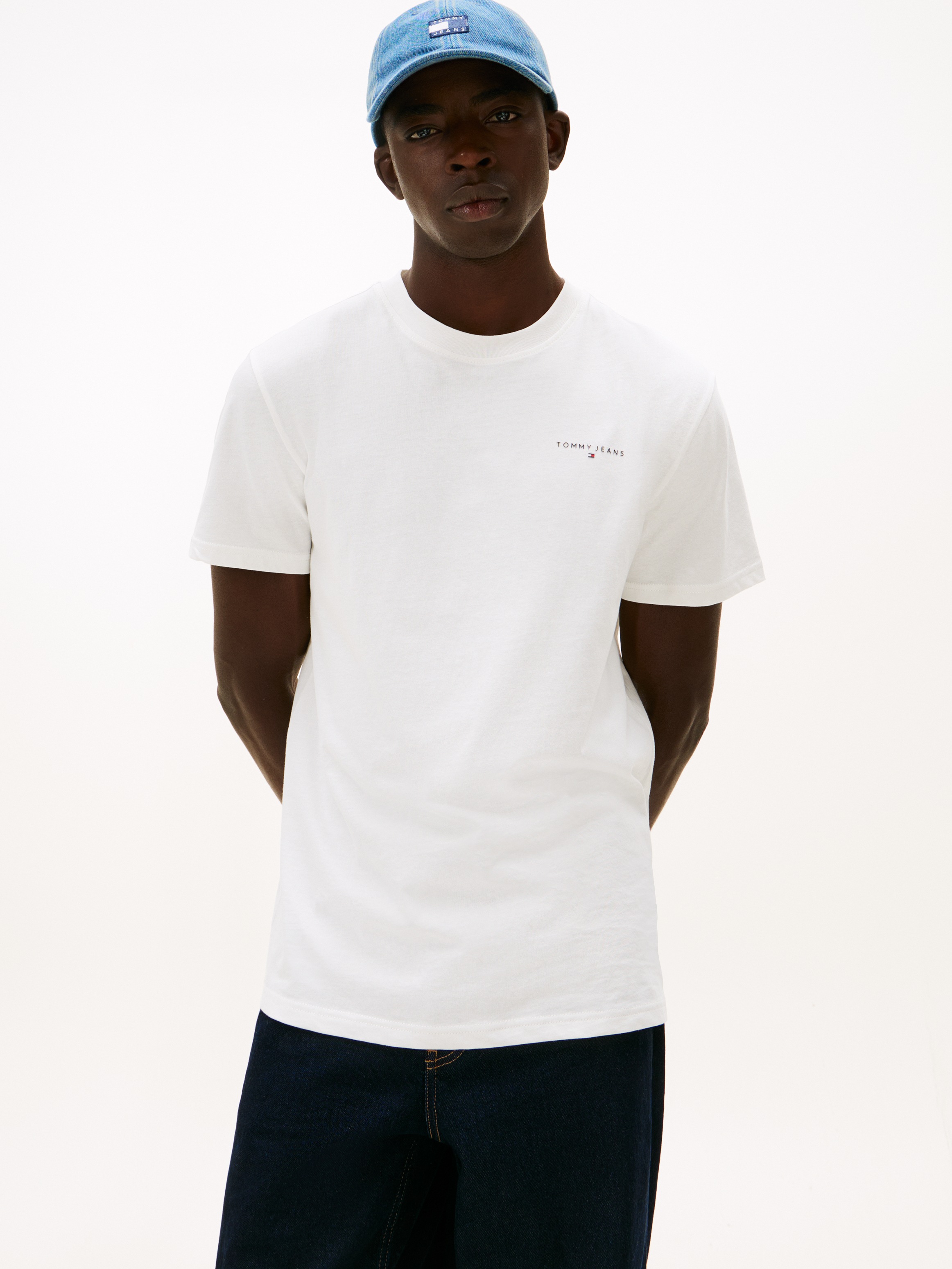 Tommy Jeans T-Shirt "TJM SLIM FIT LINEAR 2PACK" Packung, 2 Stk. tlg. günstig online kaufen