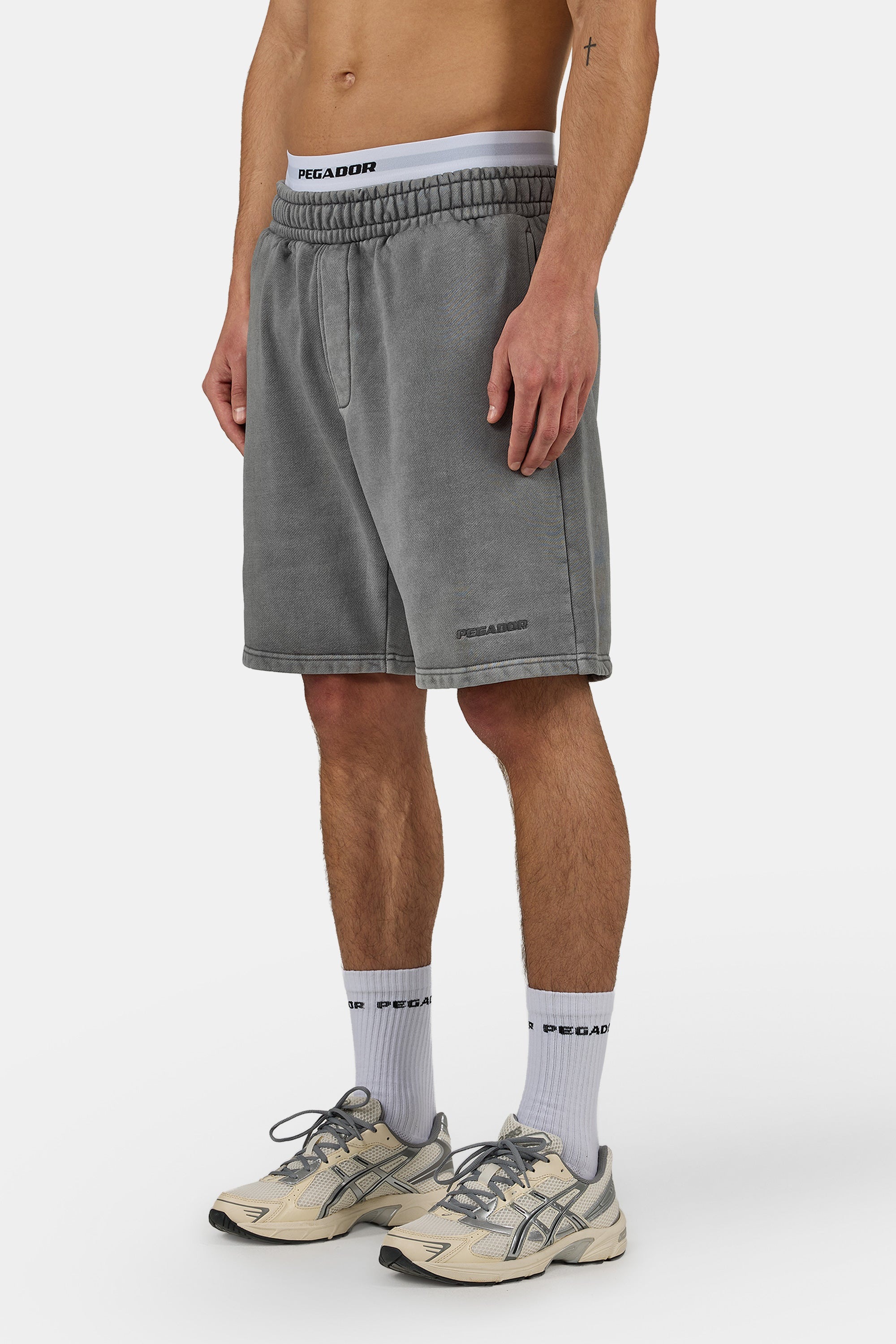 PEGADOR Sweatshorts "LOGO HEAVY SWEAT SHORTS" Baumwollmischung, regular fit günstig online kaufen