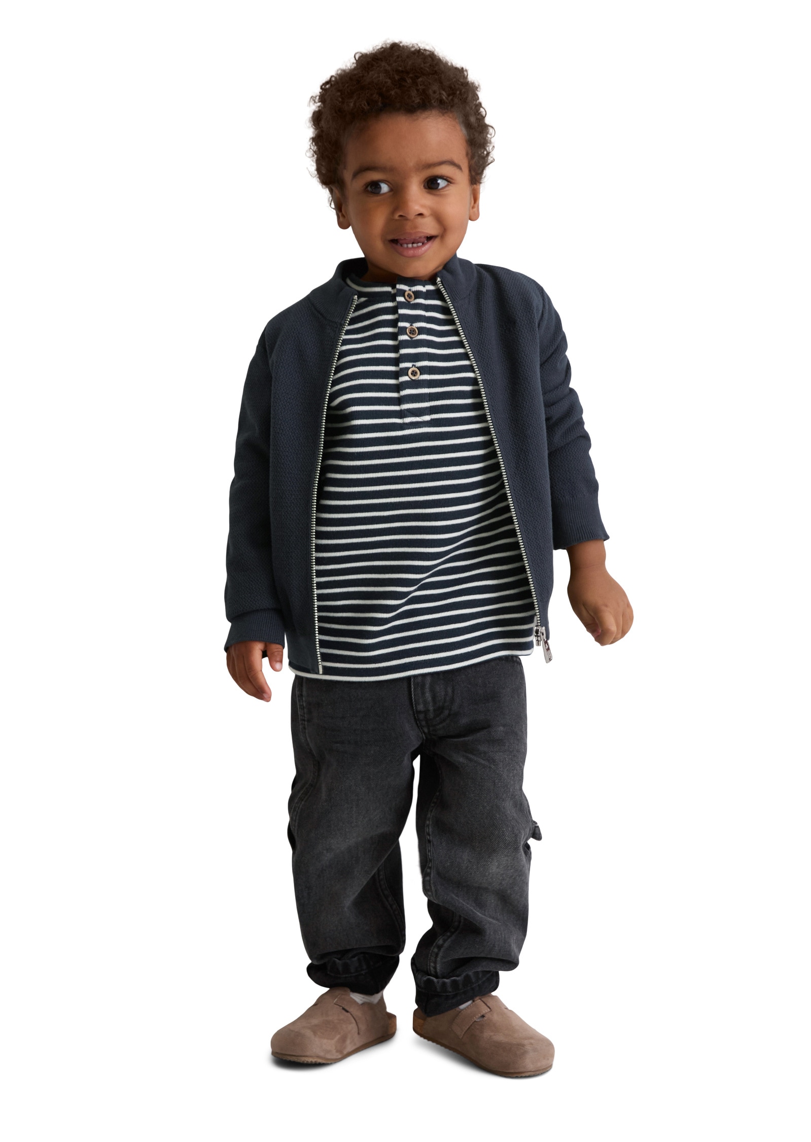 Marc O'Polo Cardigan »aus Bio-Baumwolle mit Struktur«