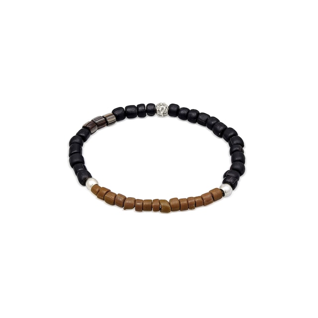 Kuzzoi Armband »Glas Beads 925 Silber« ▷ kaufen | BAUR