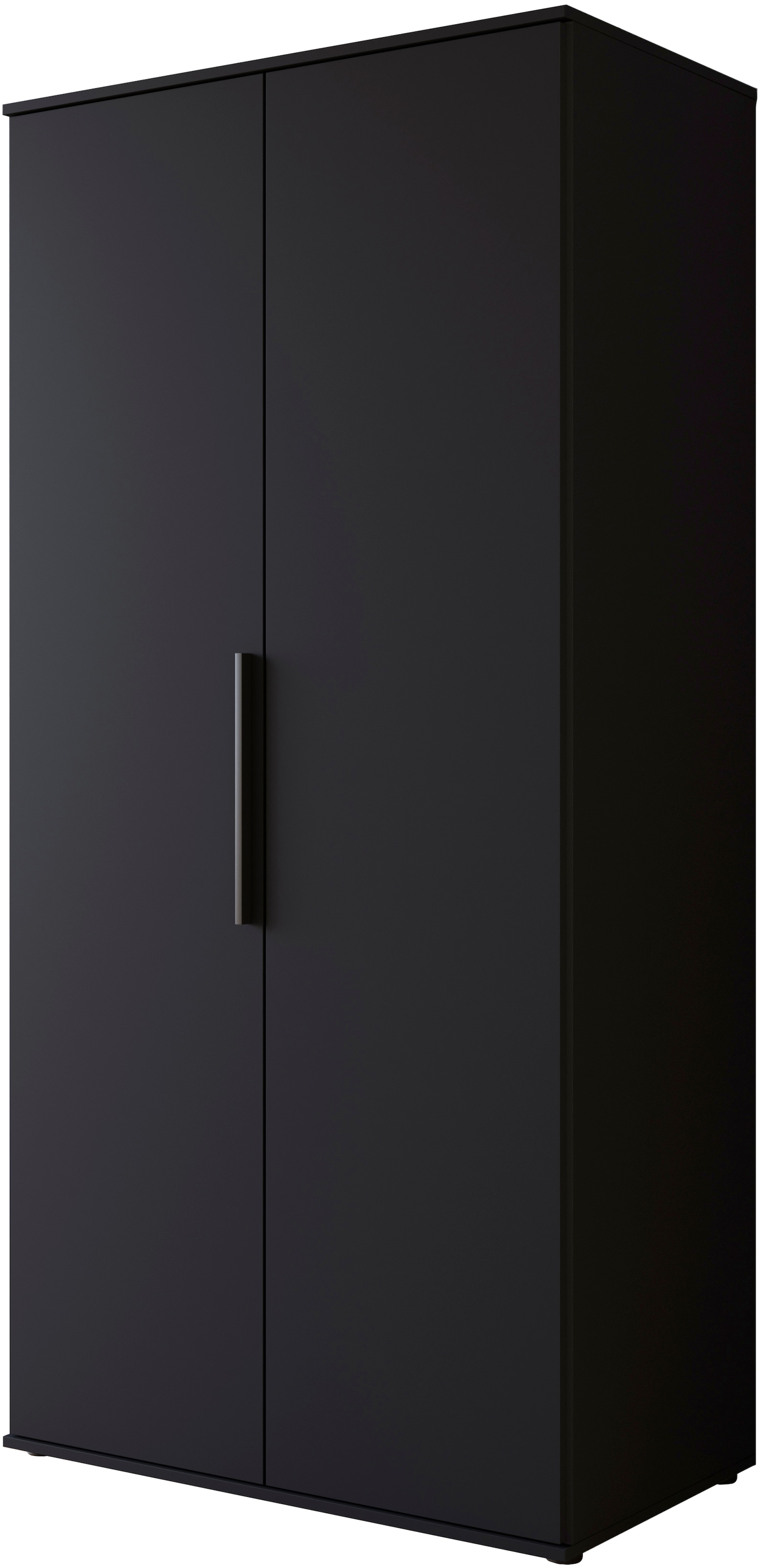 OTTO home Kleiderschrank "LAGOS Wäscheschrank, Garderobe, schwarze Griffe, günstig online kaufen