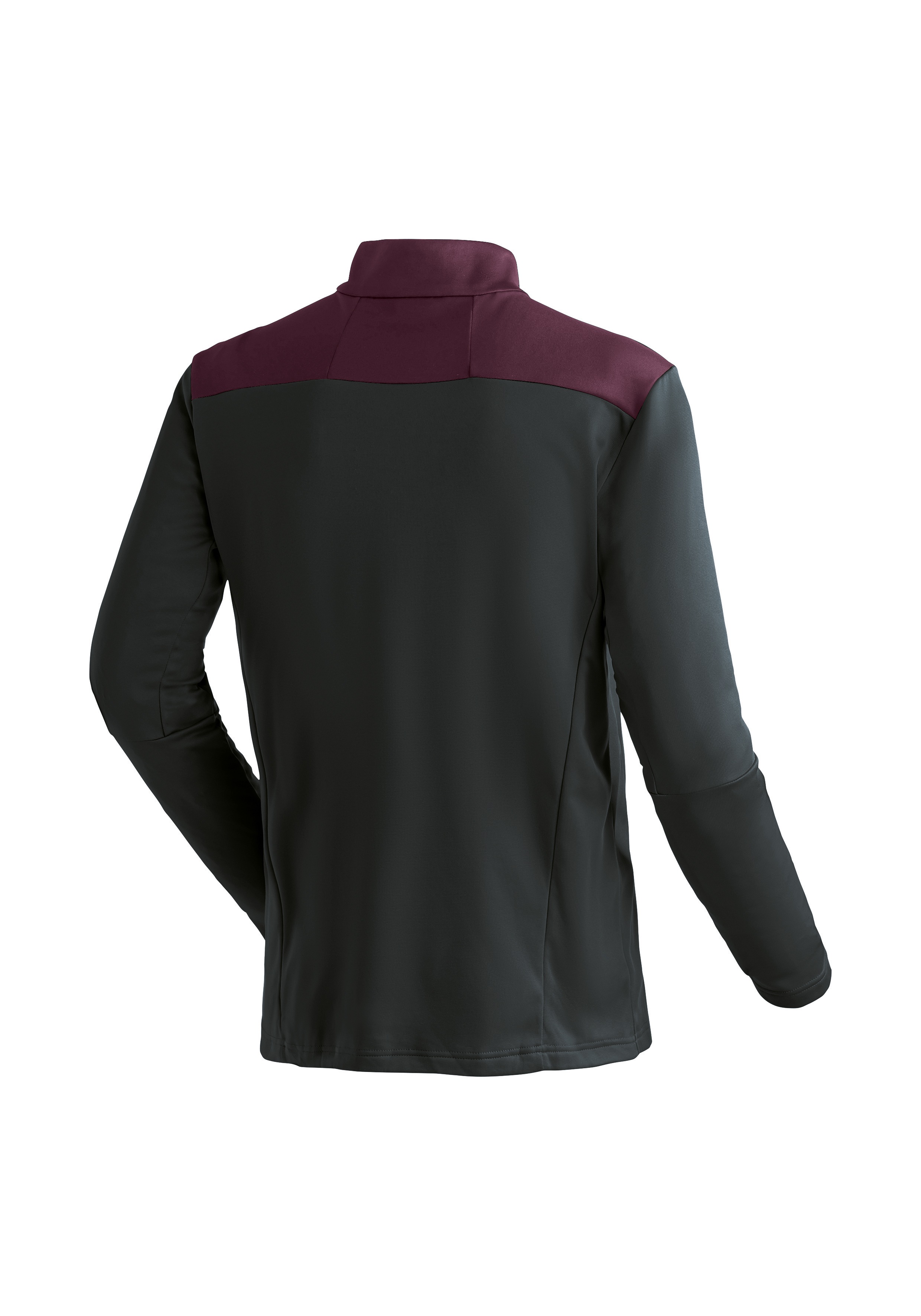 Thumbnail - Maier Sports Rollkragenpullover "Felian", Herren Midlayer, pflegeleichtes Half-Zip Fleece, Regular Fit