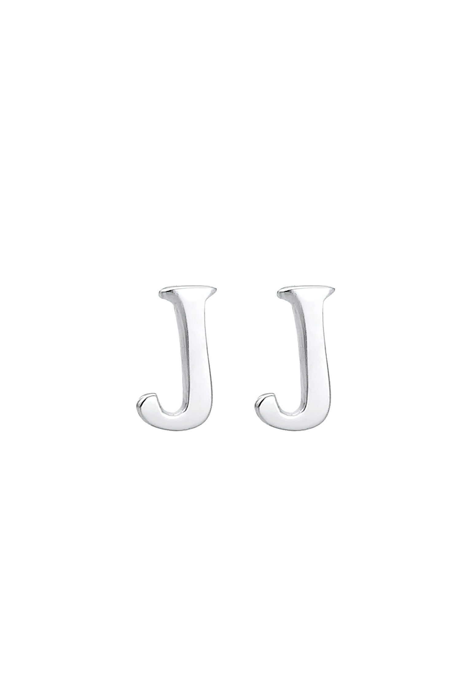 Elli Paar Ohrstecker »Stecker Buchstabe J Initialen Minimal 925 Silber«