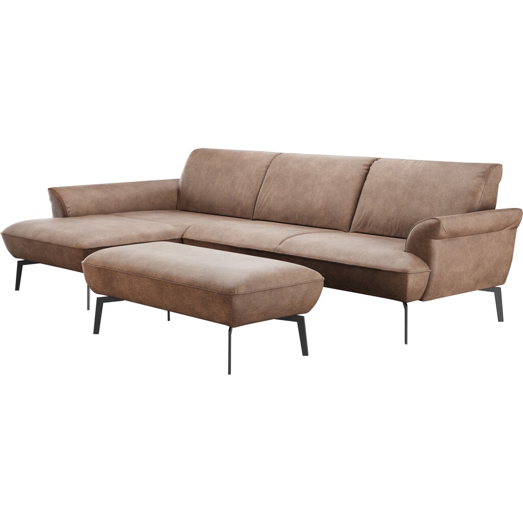 himolla Ecksofa »himolla 9900«, (mit Hocker)