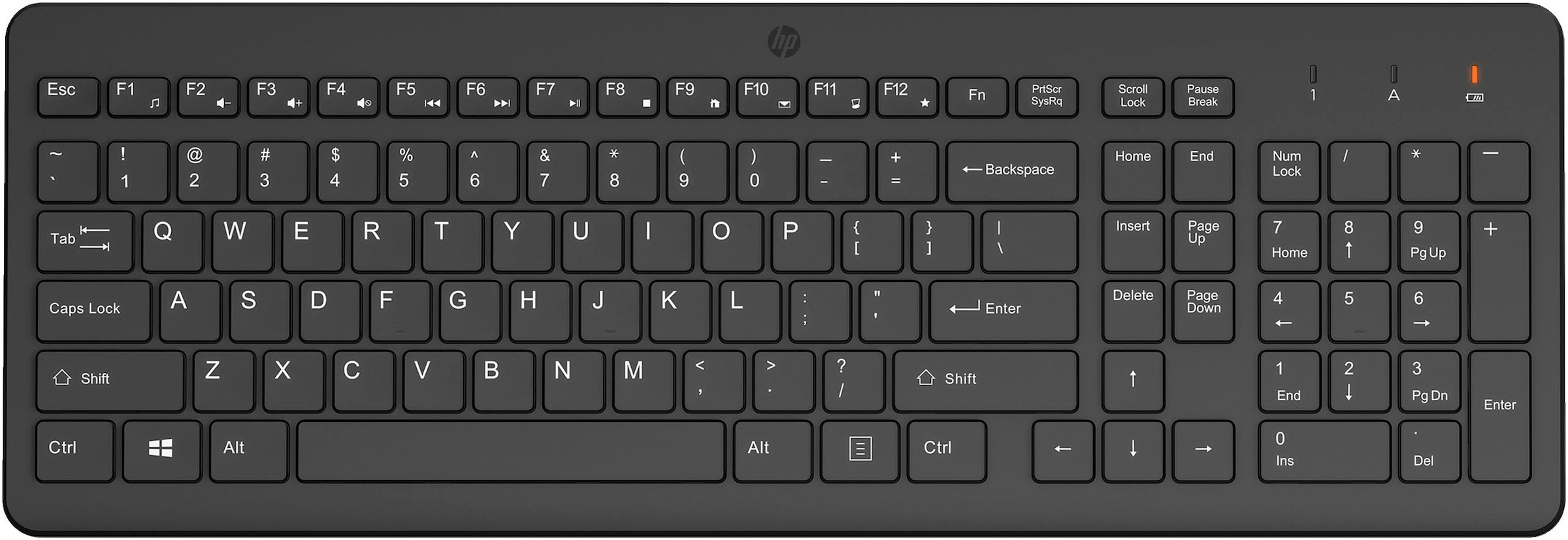 HP Wireless-Tastatur »220«, (Ziffernblock-Windows-Sperrtaste)