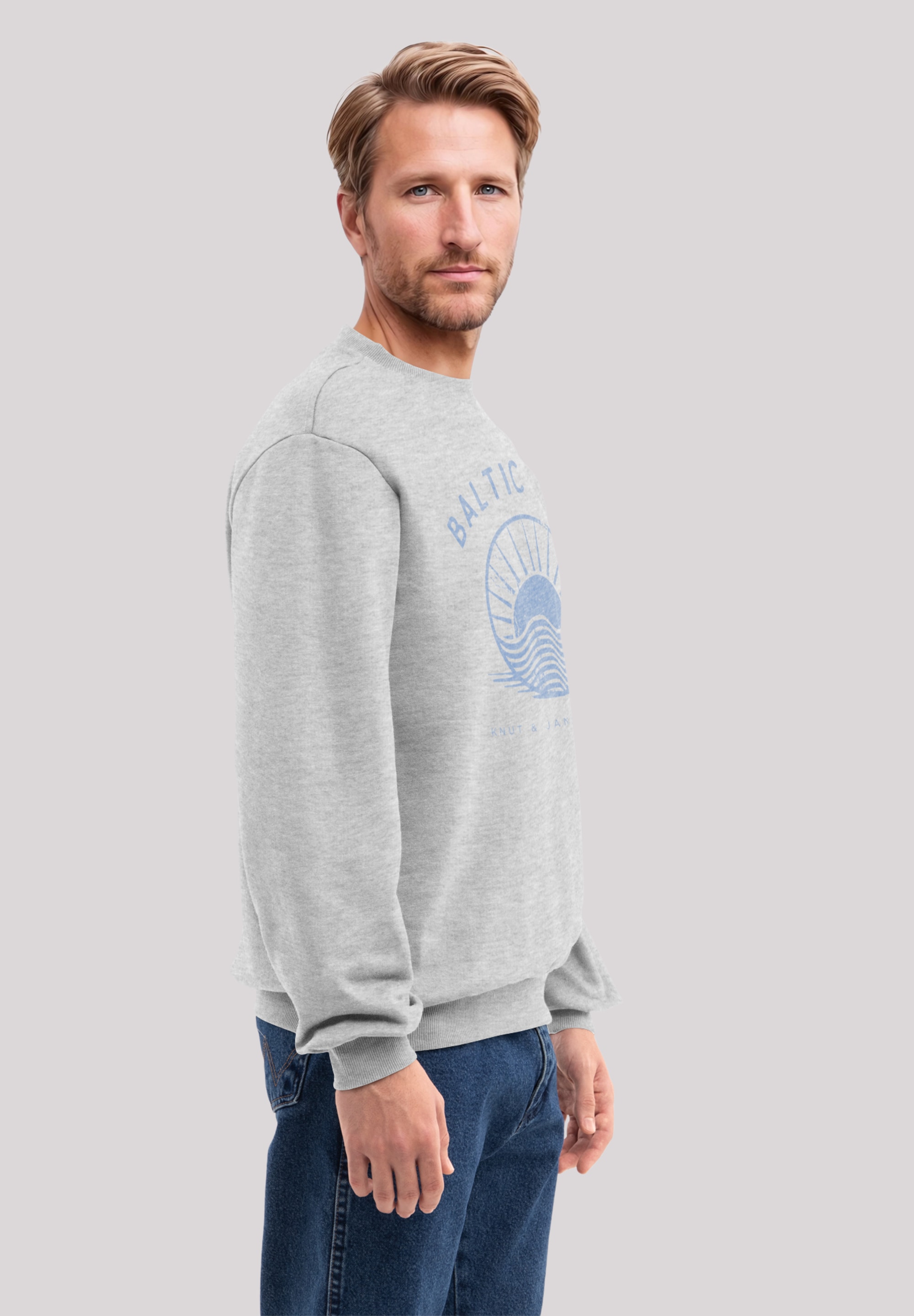 F4NT4STIC Sweatshirt »Baltic Sea Knut und Jan«, Osteee Kollektion, Urlaub, Ahoi Moin