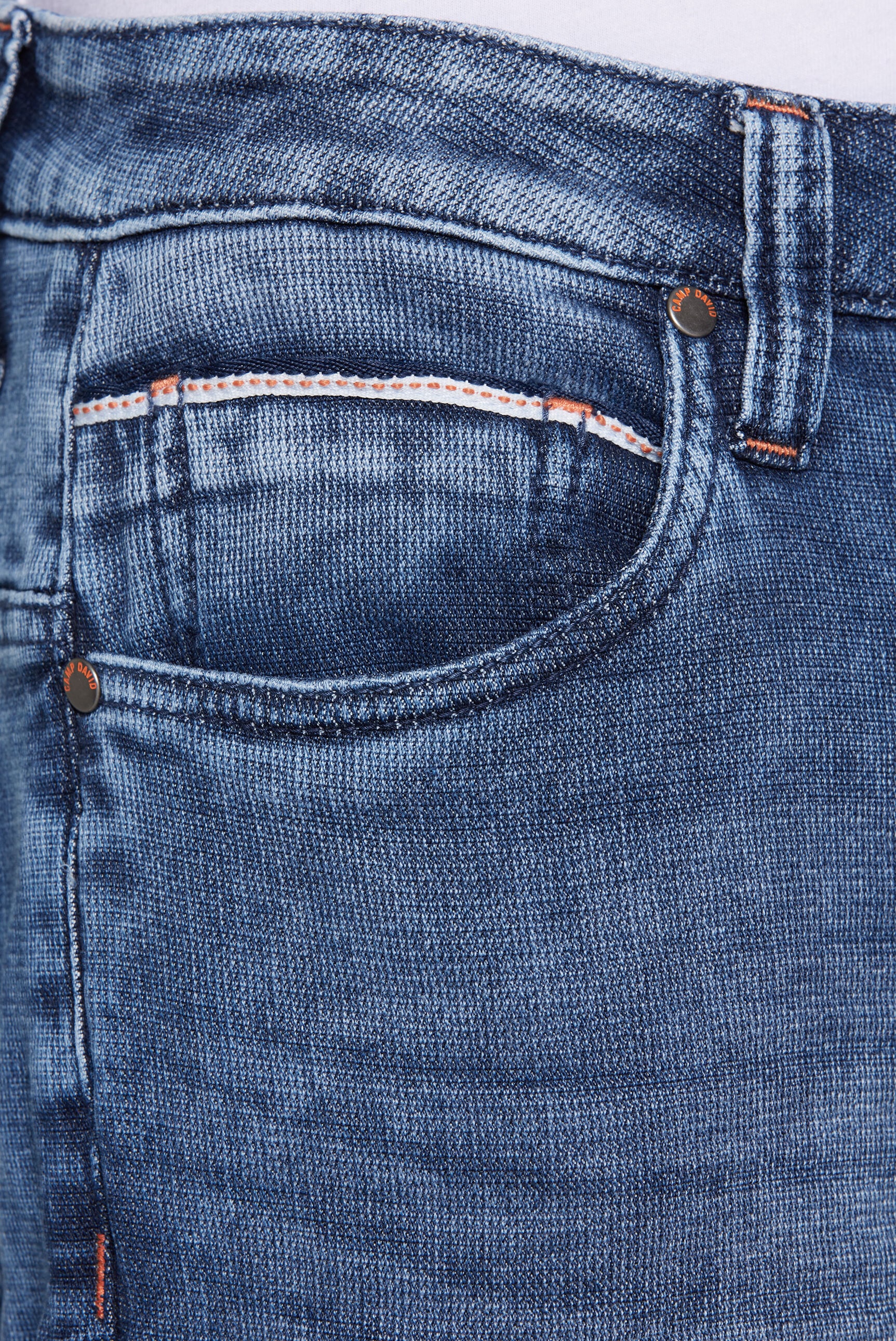 CAMP DAVID Jeansshorts, mit normaler Leibhöhe