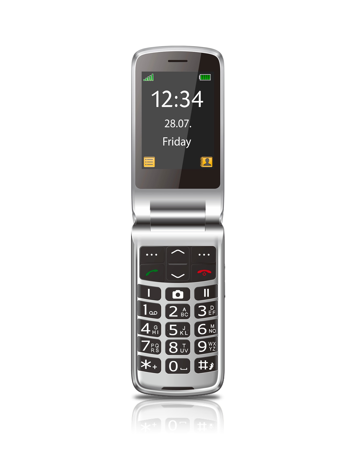 AGM by Beafon Klapphandy »SL645 LTE«, Schwarz