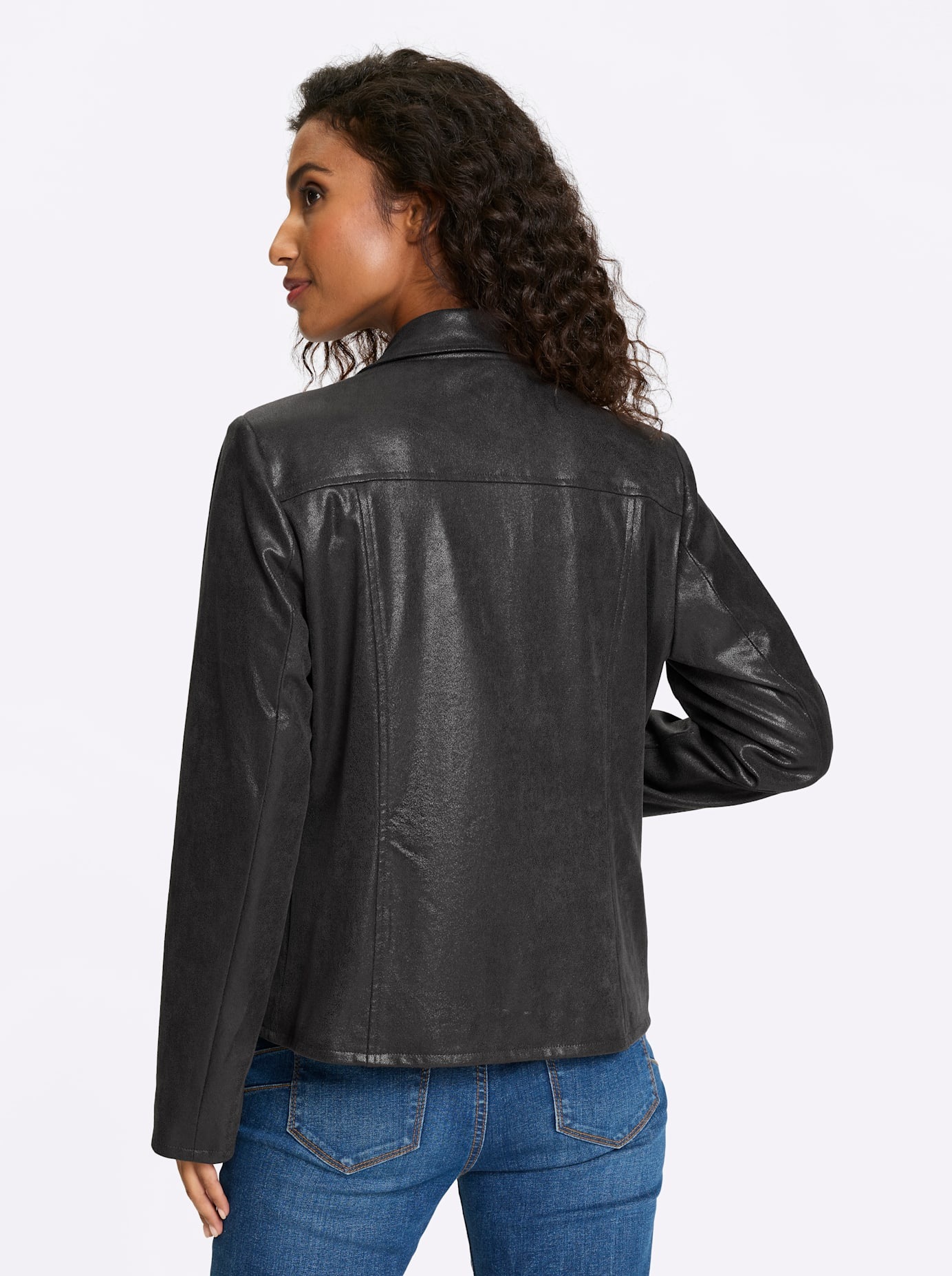 Thumbnail - heine Lederimitat-Blazer "Lederimitat-Jacke"