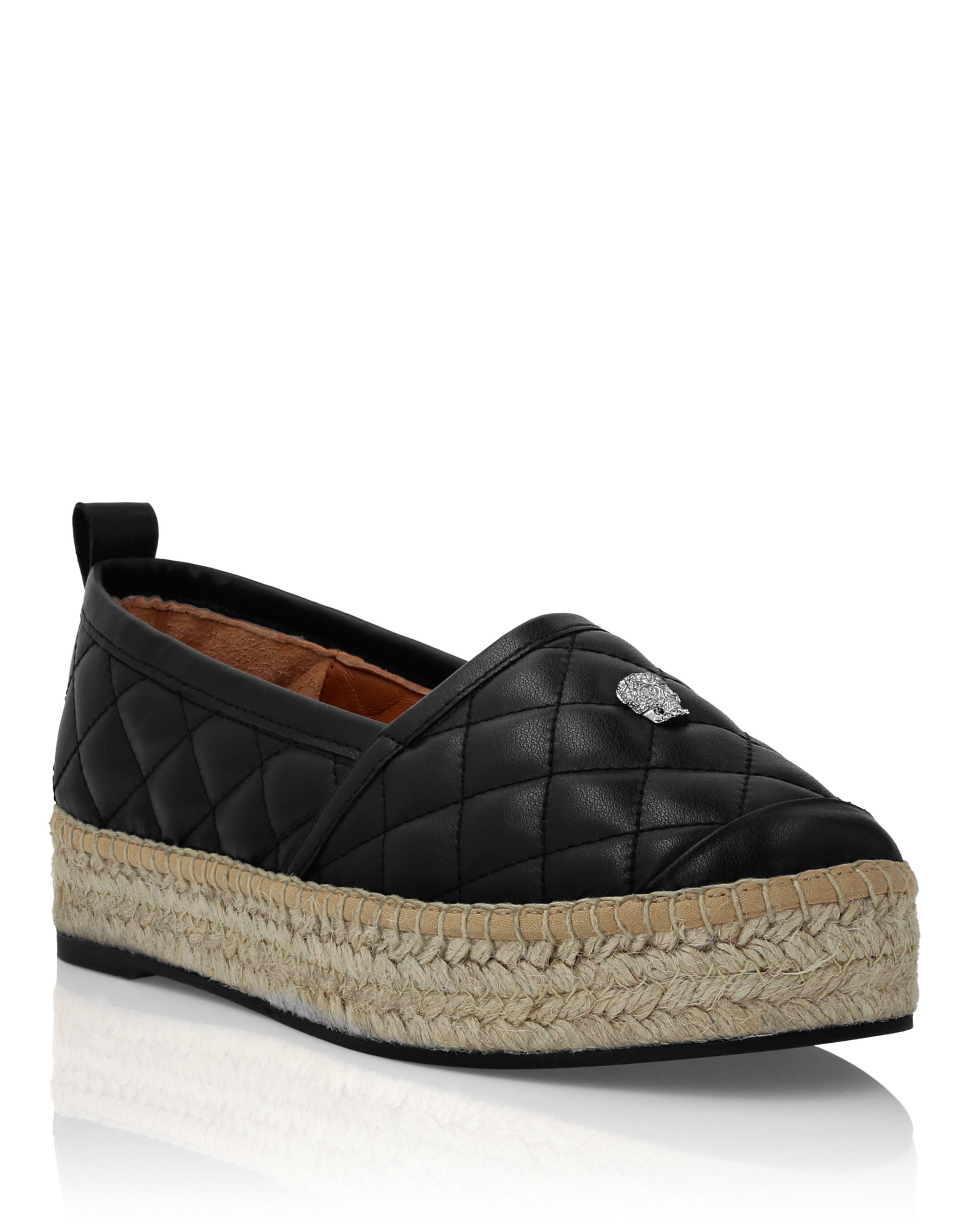 PHILIPP PLEIN Damen Espadrille "Skull", Gr. 4002, schwarz, Schuhe