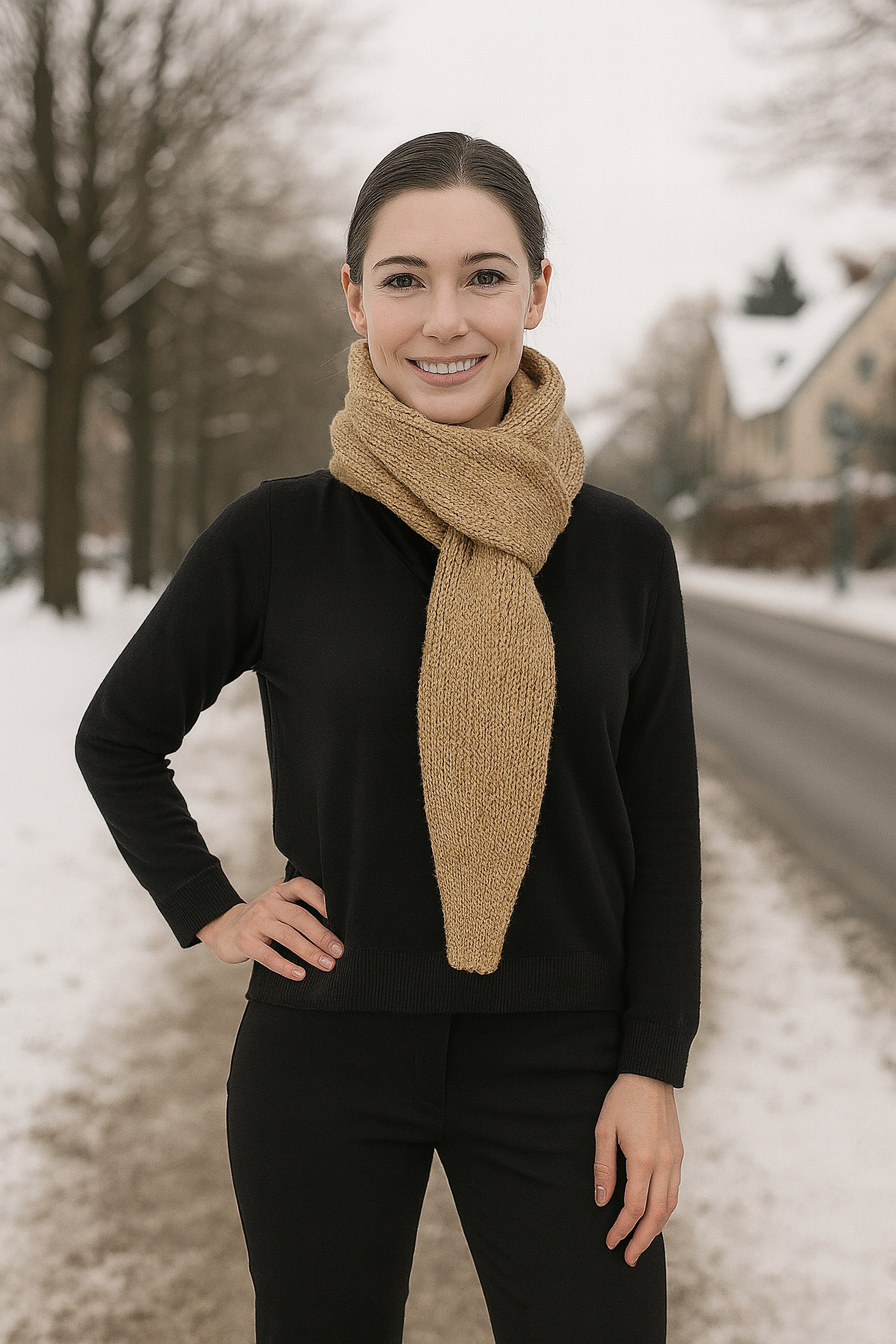 COLLEZIONE ALESSANDRO Strickschal "Strickgasse", Made in Italy, gestrickt günstig online kaufen