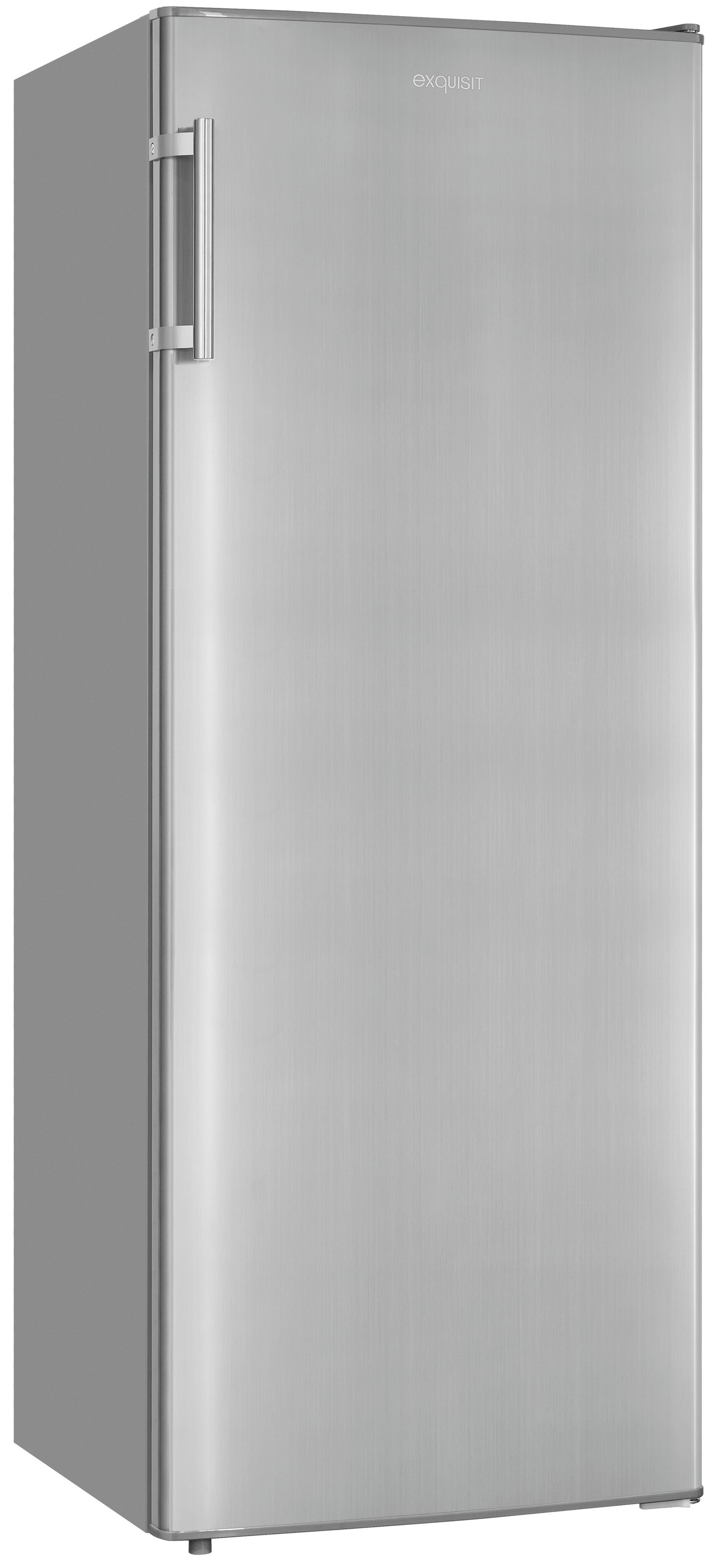 exquisit Vollraumkühlschrank "KS320-V-H-040D inoxlook" 142,6 cm hoch 54,5 c günstig online kaufen
